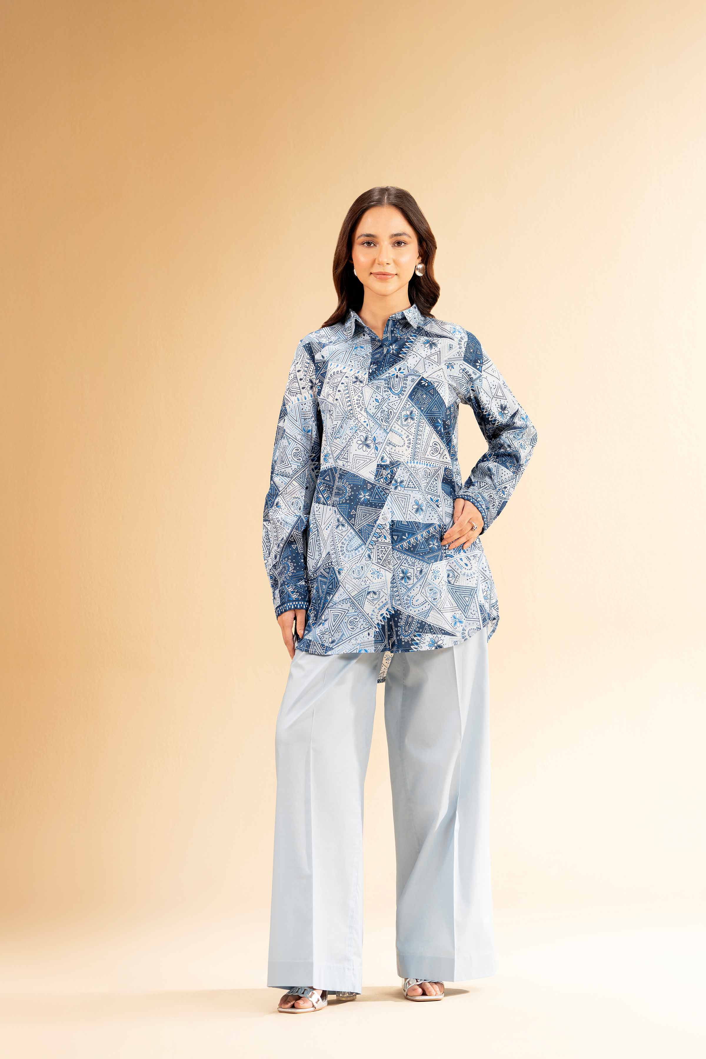 2 Piece - Printed Suit - 42501119 for Women - Unstitched Collection | Nishat | Shop Online
