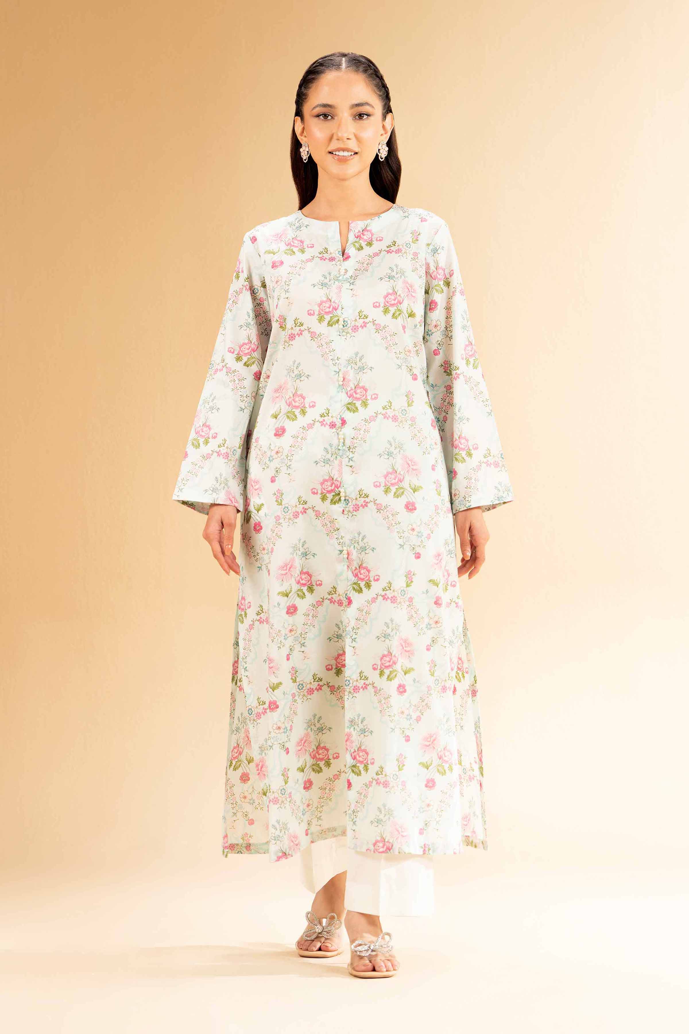 2 Piece - Printed Suit - 42501120 for Women - Unstitched Collection | Nishat | Shop Online