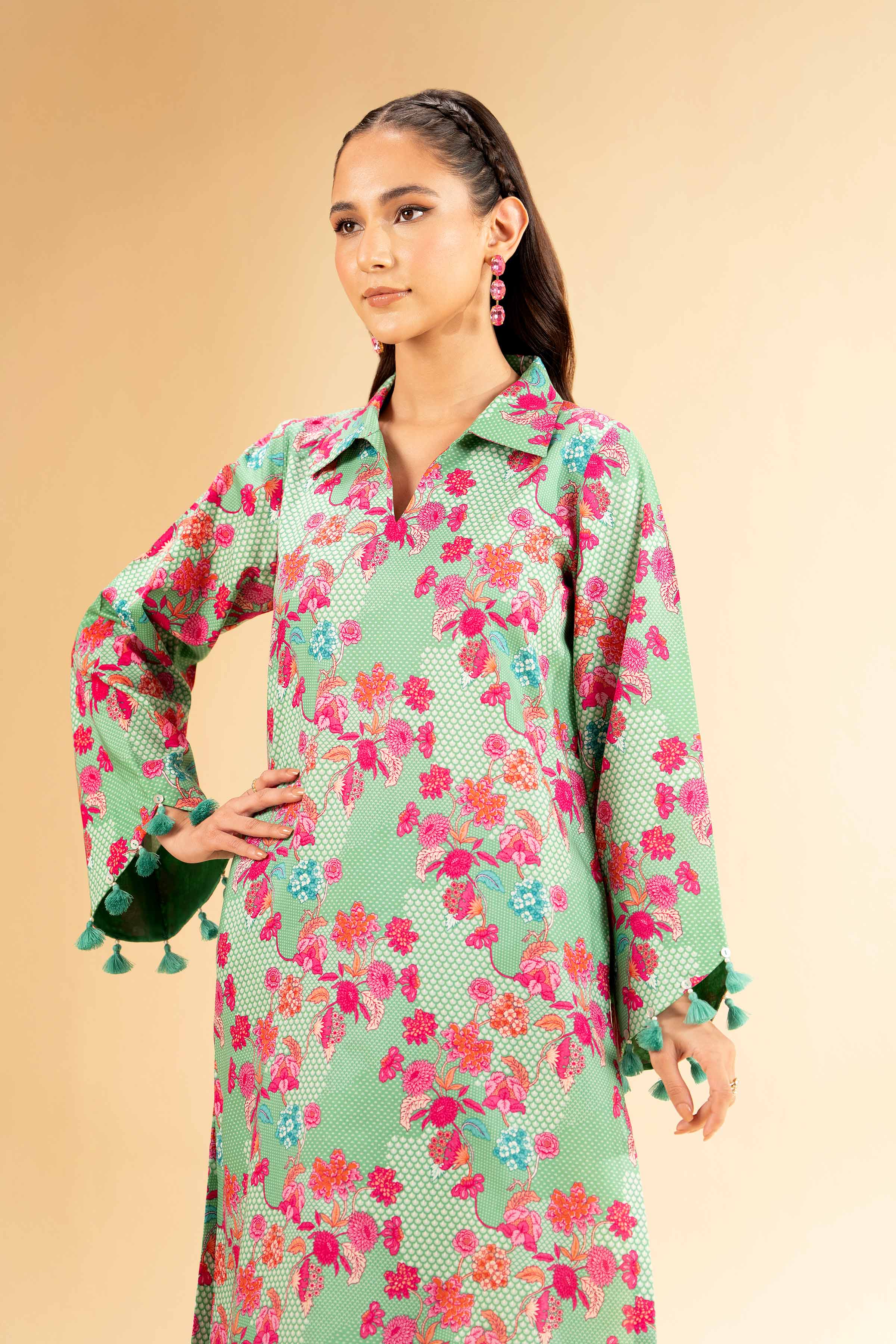2 Piece - Printed Suit - 42501121 for Women - Unstitched Collection | Nishat | Shop Online