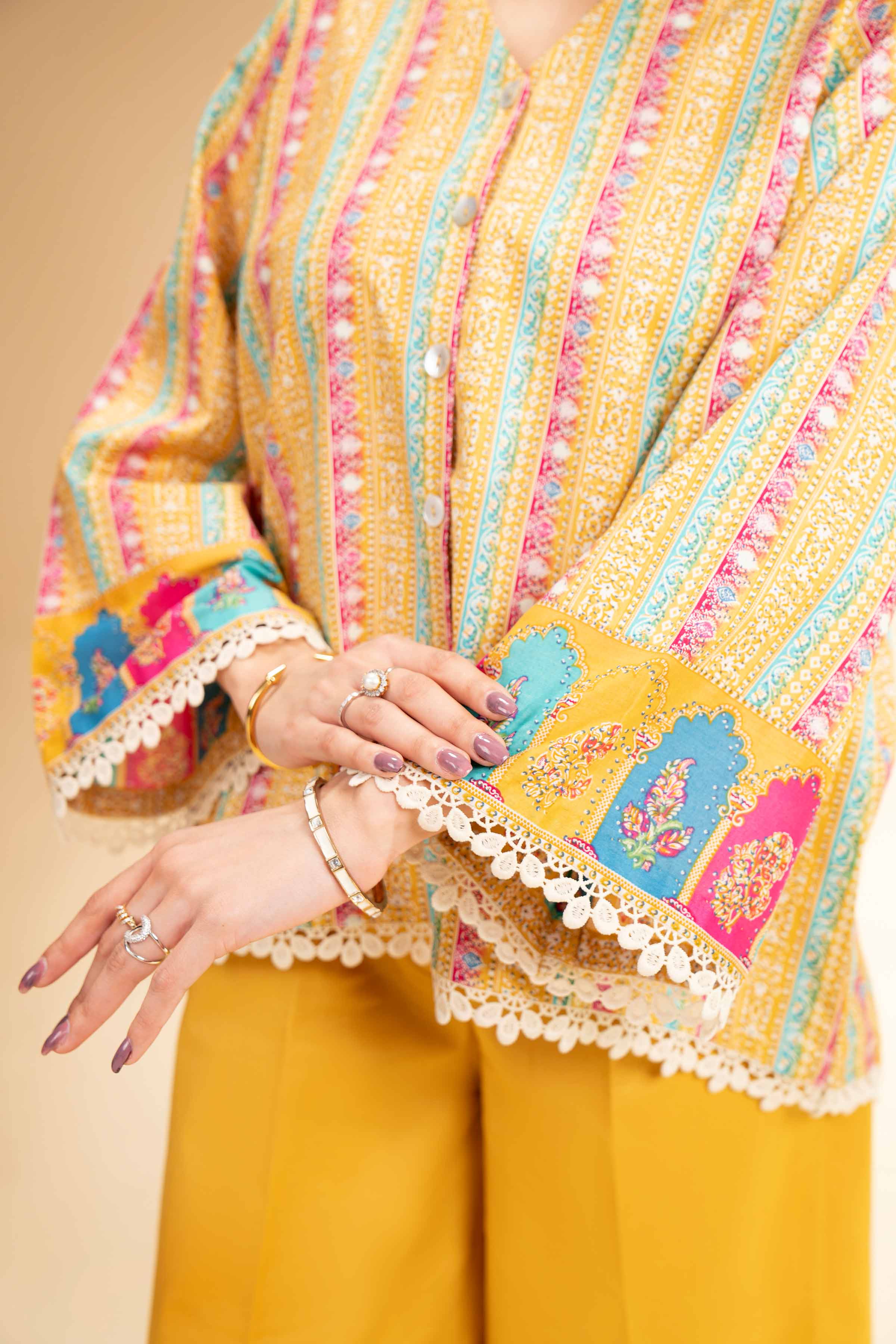 2 Piece - Printed Suit - 42501122 for Women - Unstitched Collection | Nishat | Shop Online
