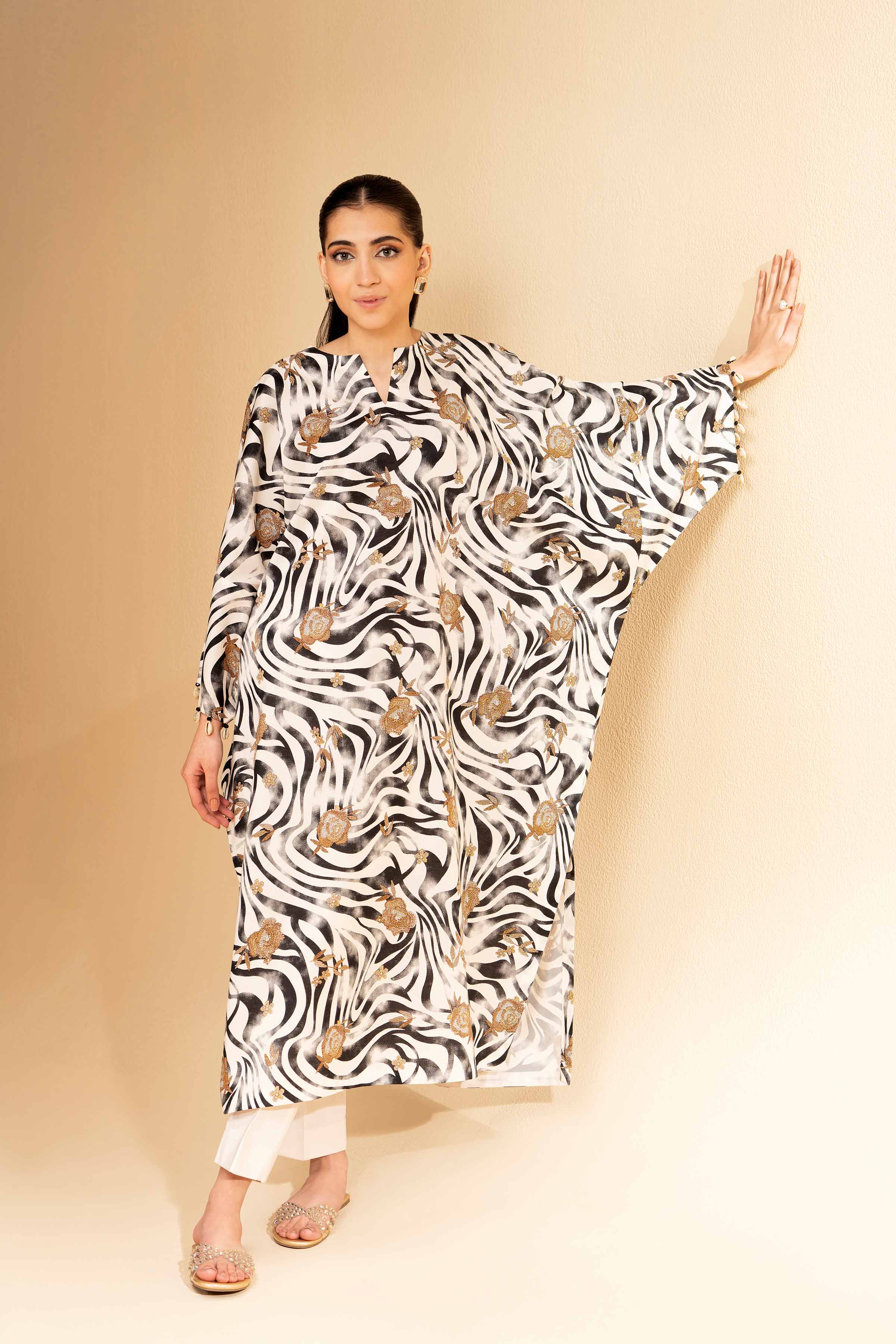 2 Piece - Printed Suit - 42501123 for Women - Unstitched Collection | Nishat | Shop Online