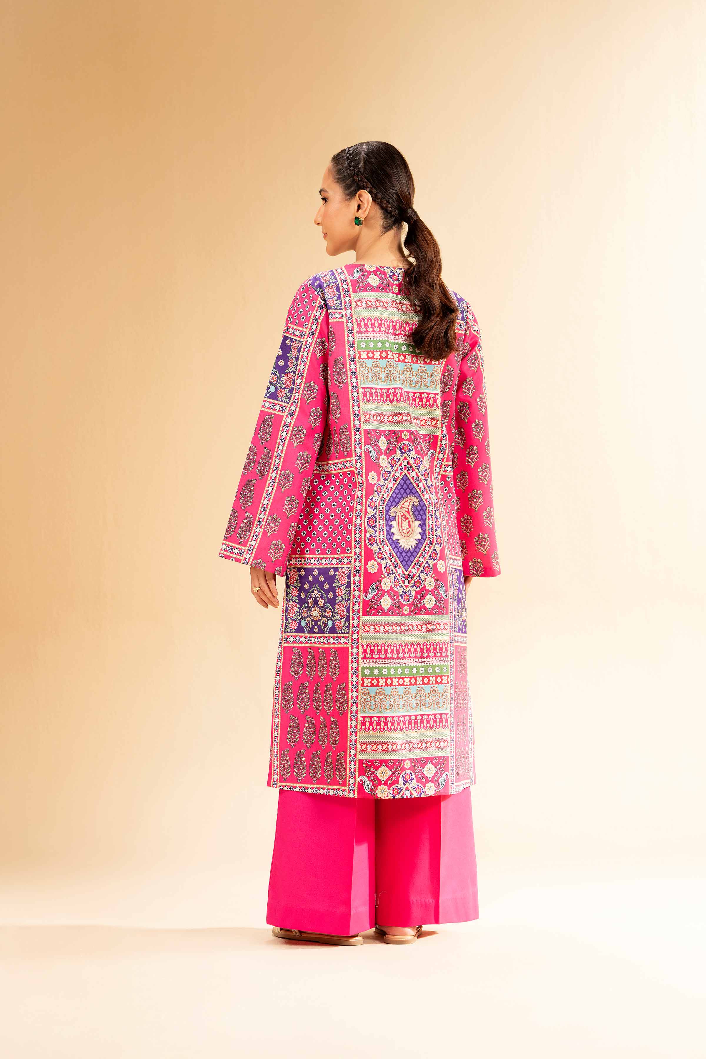 2 Piece - Printed Suit - 42501125 for Women - Unstitched Collection | Nishat | Shop Online
