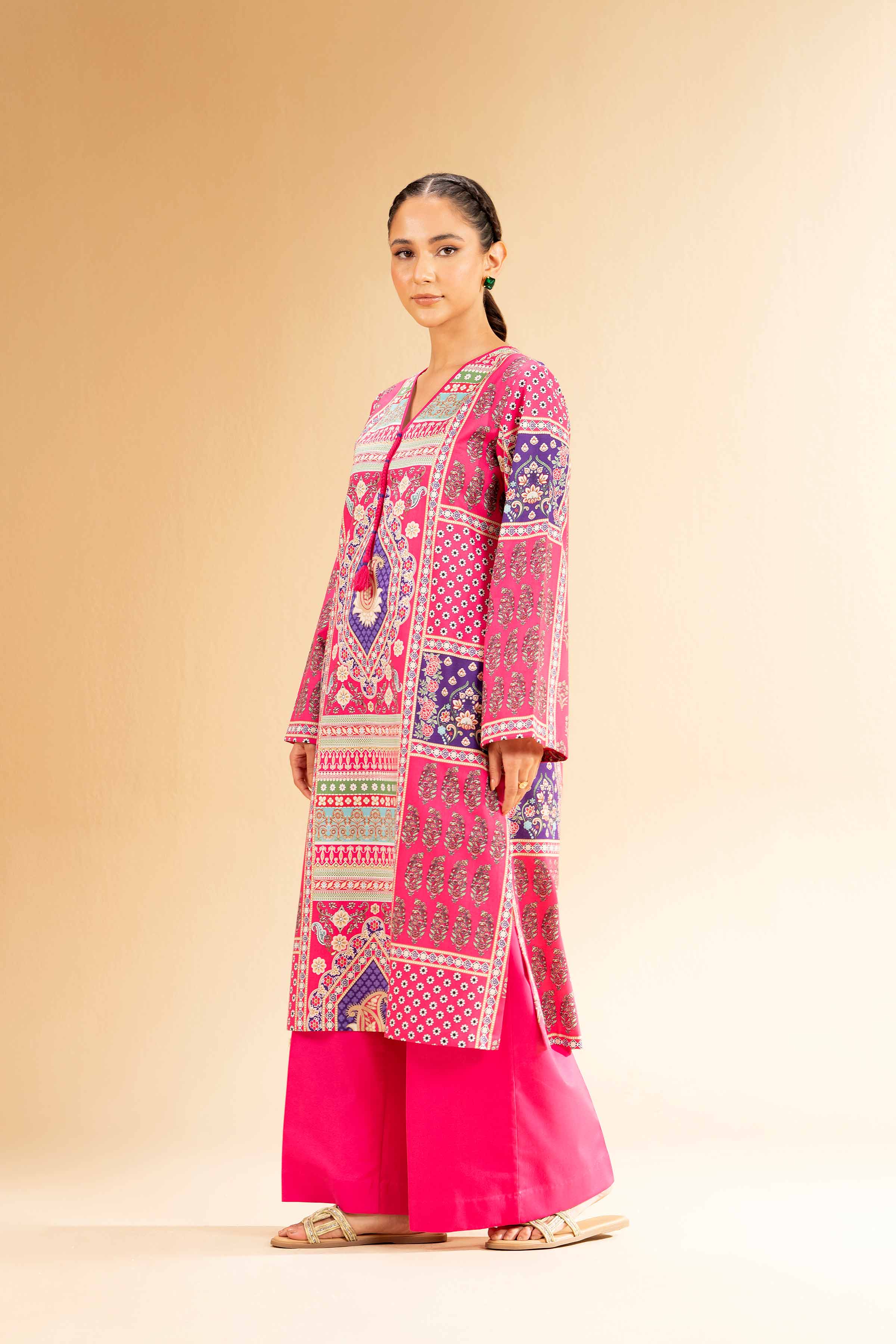 2 Piece - Printed Suit - 42501125 for Women - Unstitched Collection | Nishat | Shop Online