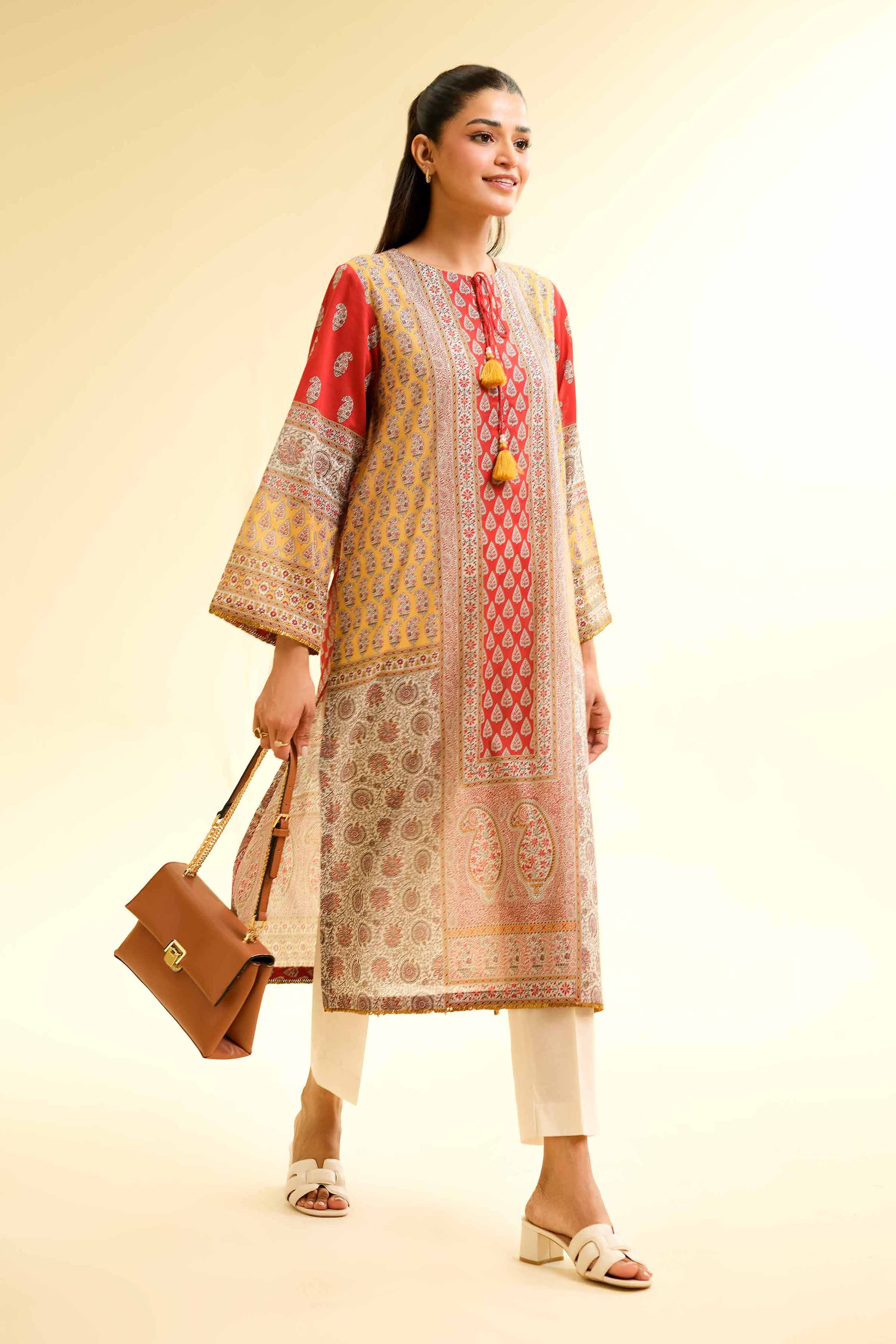 2 Piece - Digital Printed Suit - 42501126 for Women - Unstitched Collection | Nishat | Shop Online