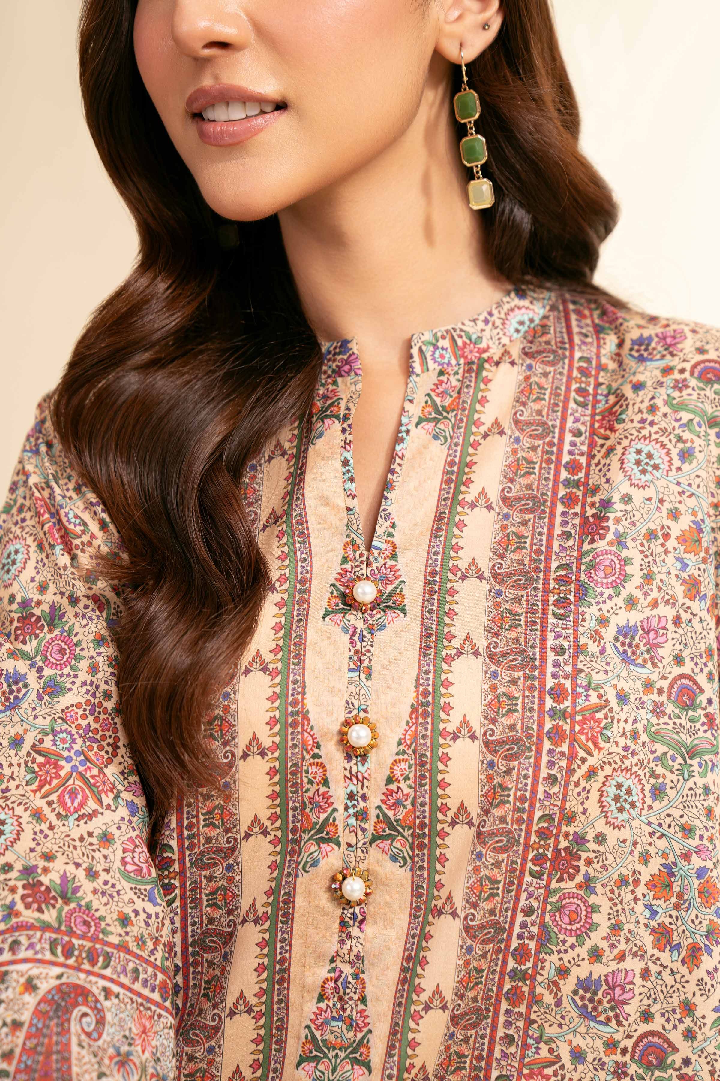 2 Piece - Digital Printed Suit - 42501127 for Women - Unstitched Collection | Nishat | Shop Online