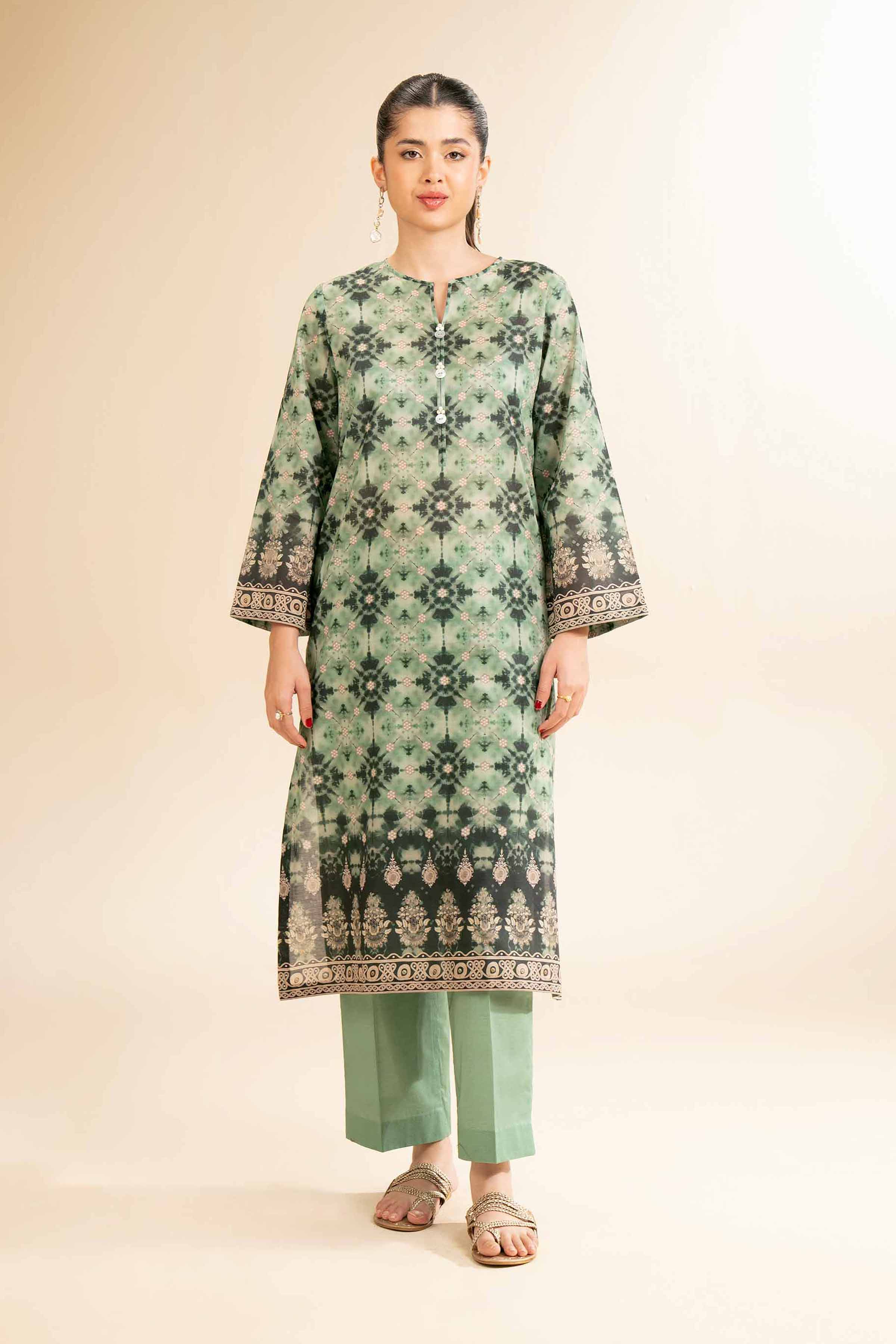2 Piece - Digital Printed Suit - 42501129 for Women - Unstitched Collection | Nishat | Shop Online