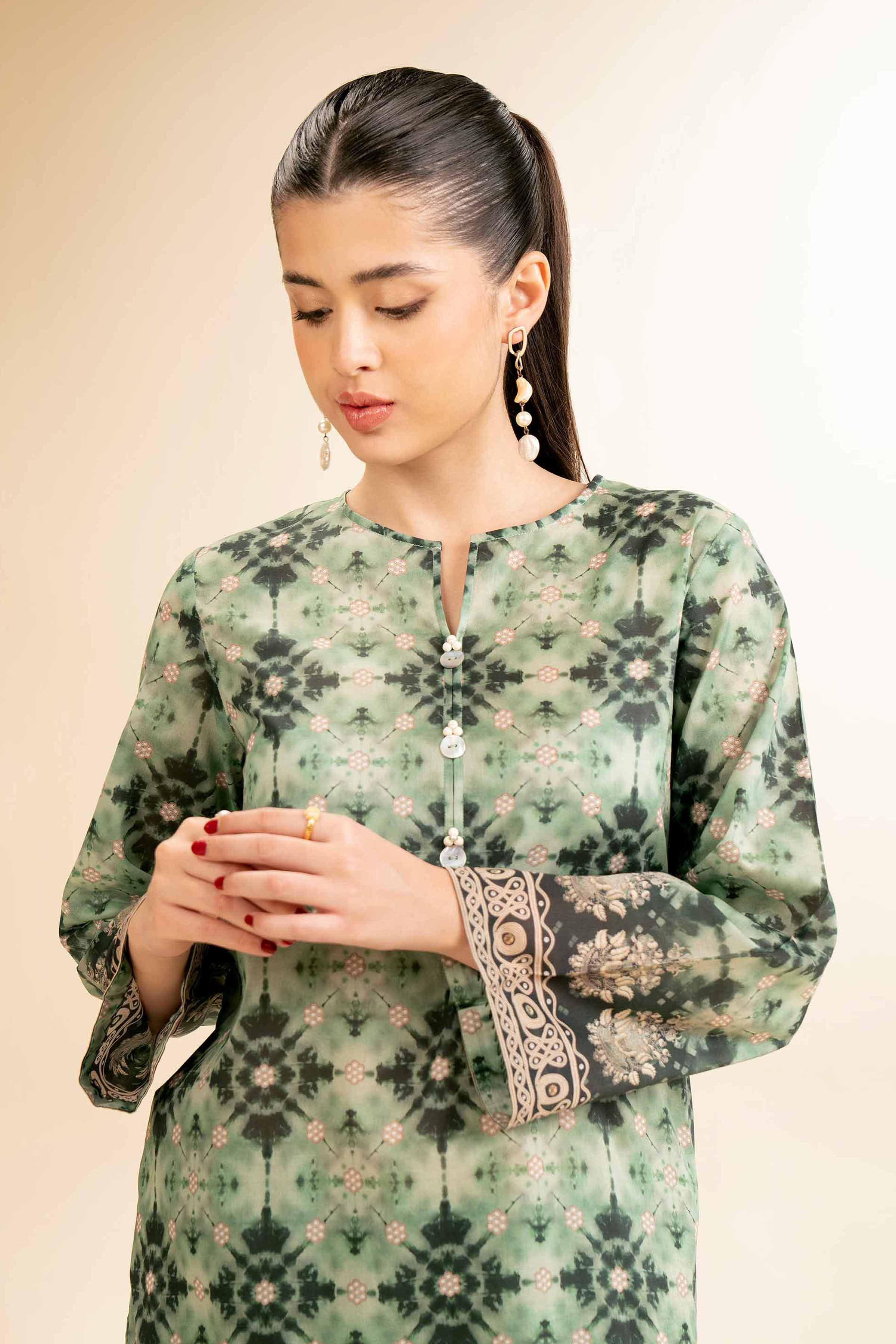 2 Piece - Digital Printed Suit - 42501129 for Women - Unstitched Collection | Nishat | Shop Online