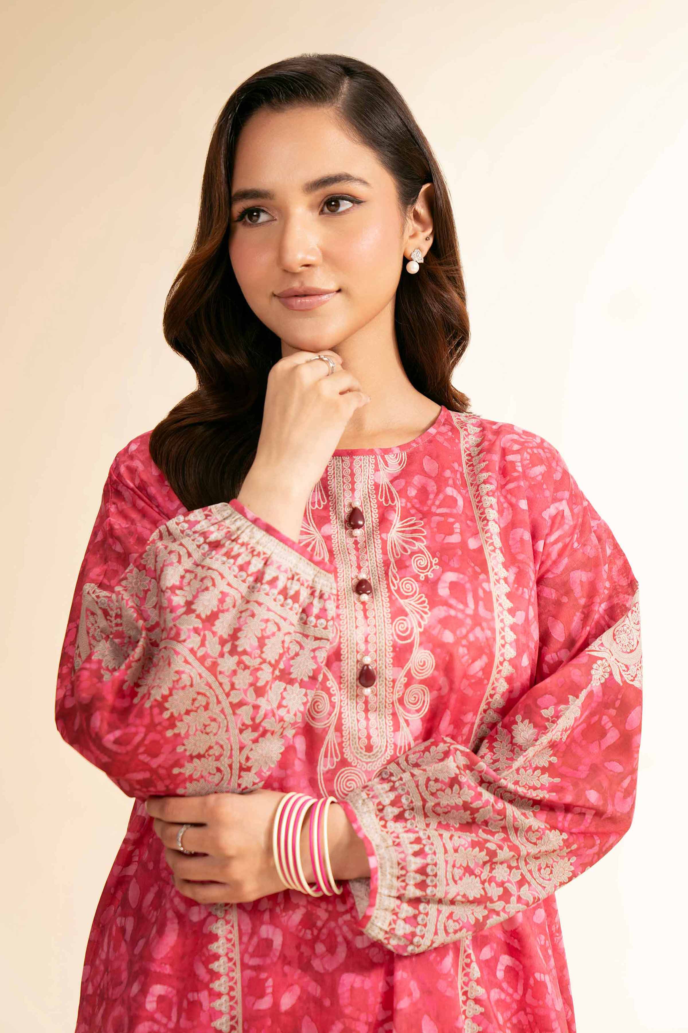 2 Piece - Digital Printed Suit - 42501130 for Women - Unstitched Collection | Nishat | Shop Online