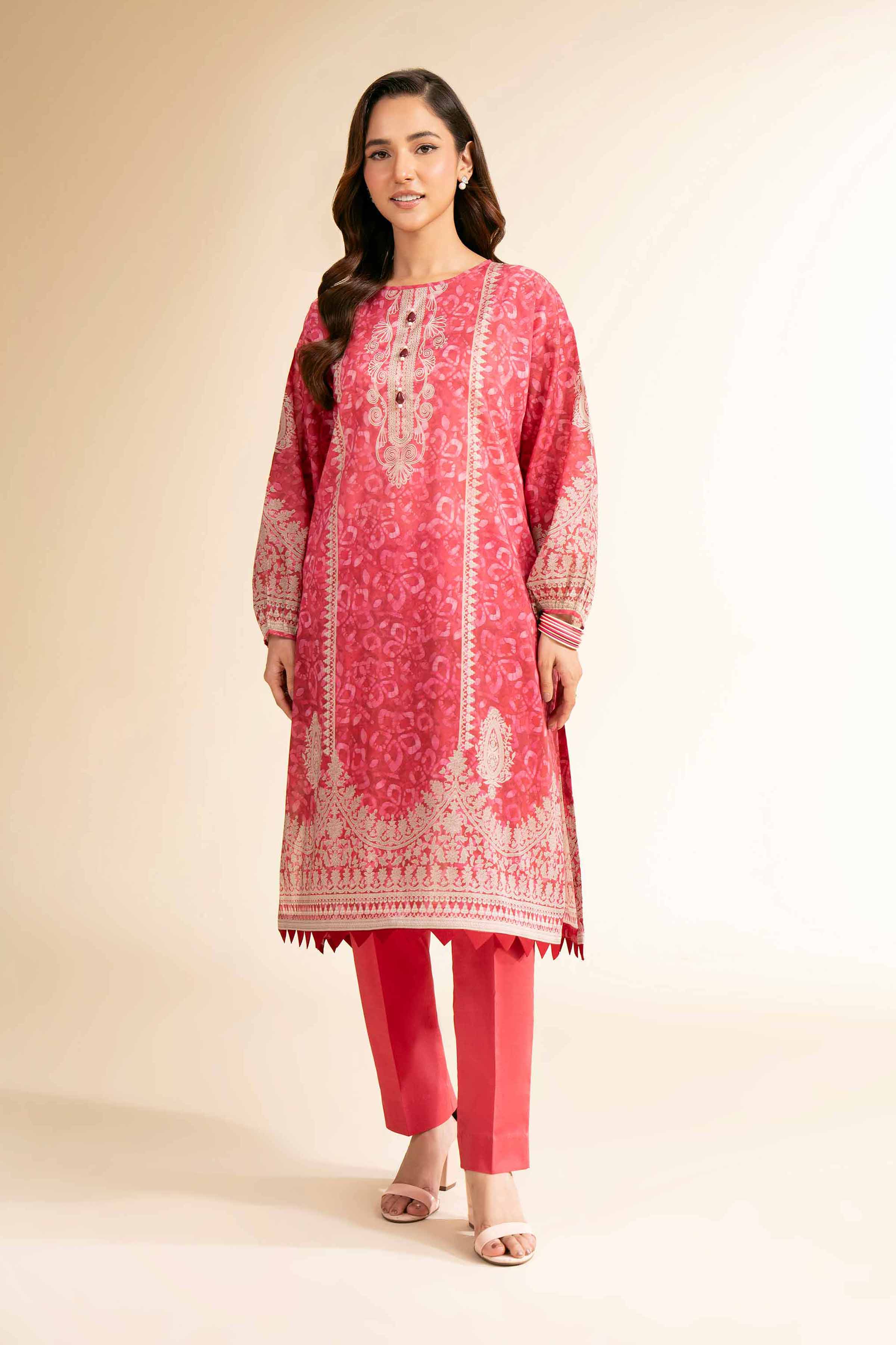 2 Piece - Digital Printed Suit - 42501130 for Women - Unstitched Collection | Nishat | Shop Online