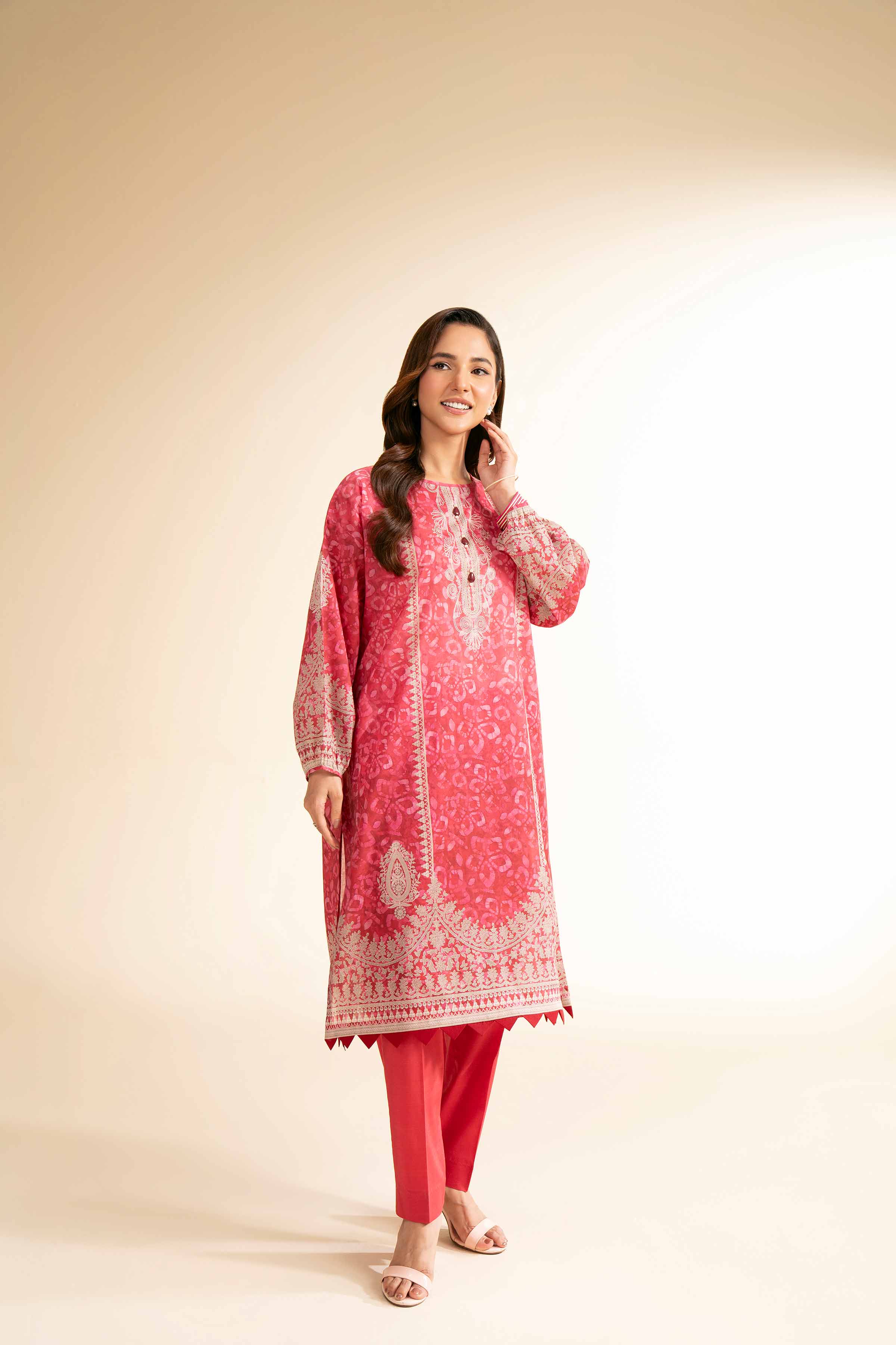 2 Piece - Digital Printed Suit - 42501130 for Women - Unstitched Collection | Nishat | Shop Online