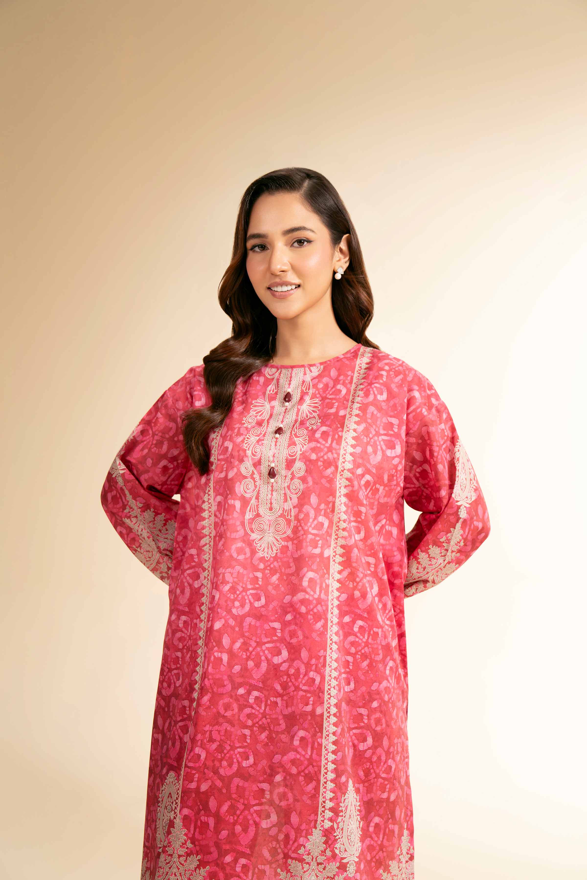 2 Piece - Digital Printed Suit - 42501130 for Women - Unstitched Collection | Nishat | Shop Online