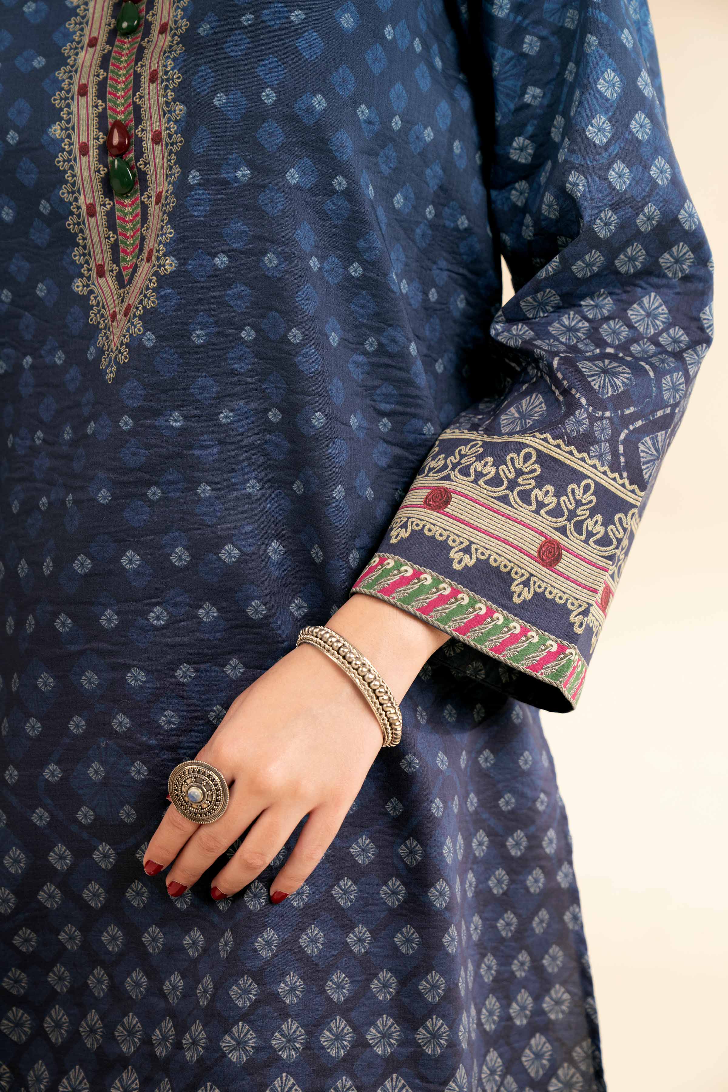 2 Piece - Digital Printed Suit - 42501131 for Women - Unstitched Collection | Nishat | Shop Online