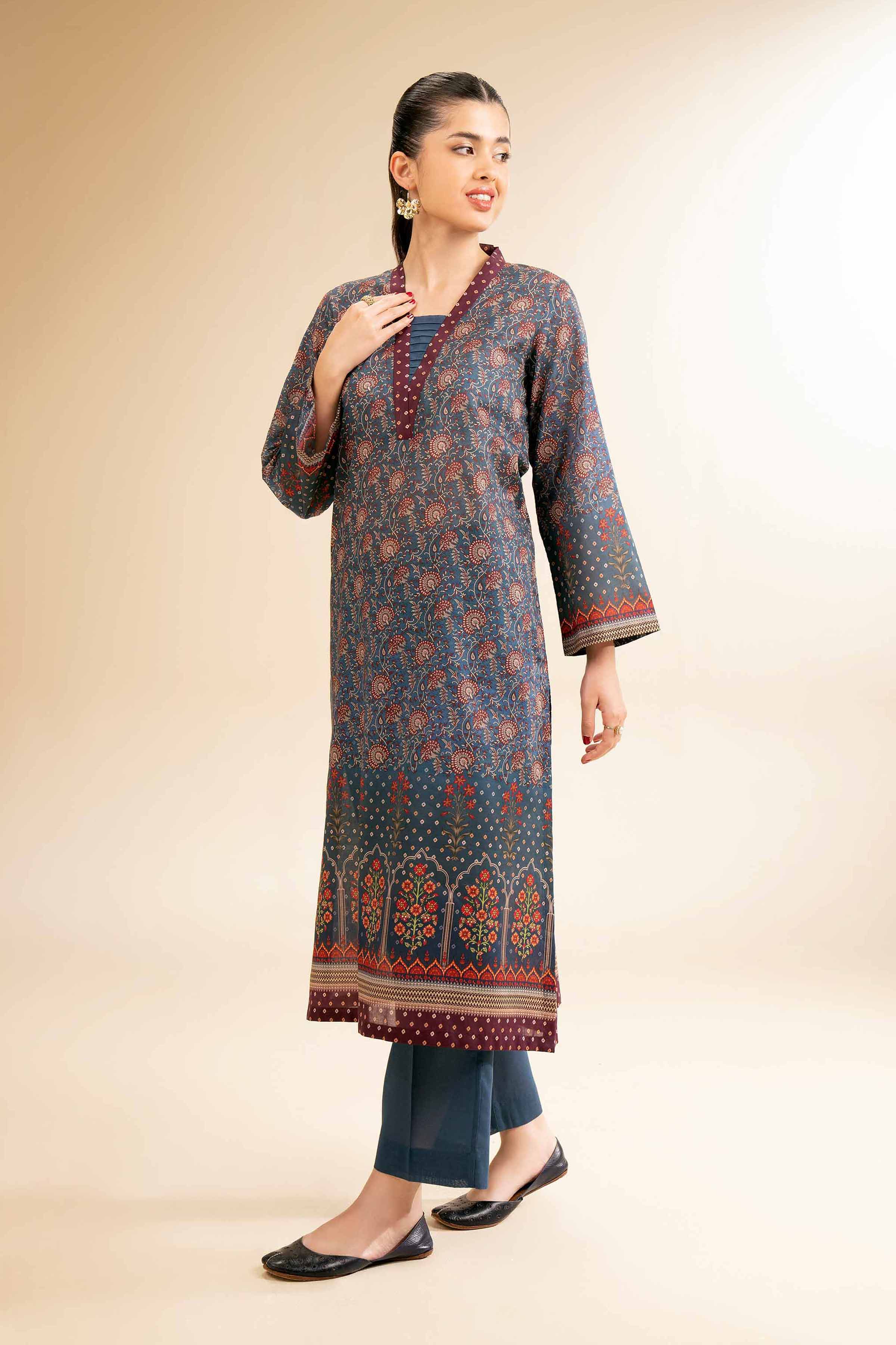 2 Piece - Digital Printed Suit - 42501133 for Women - Unstitched Collection | Nishat | Shop Online