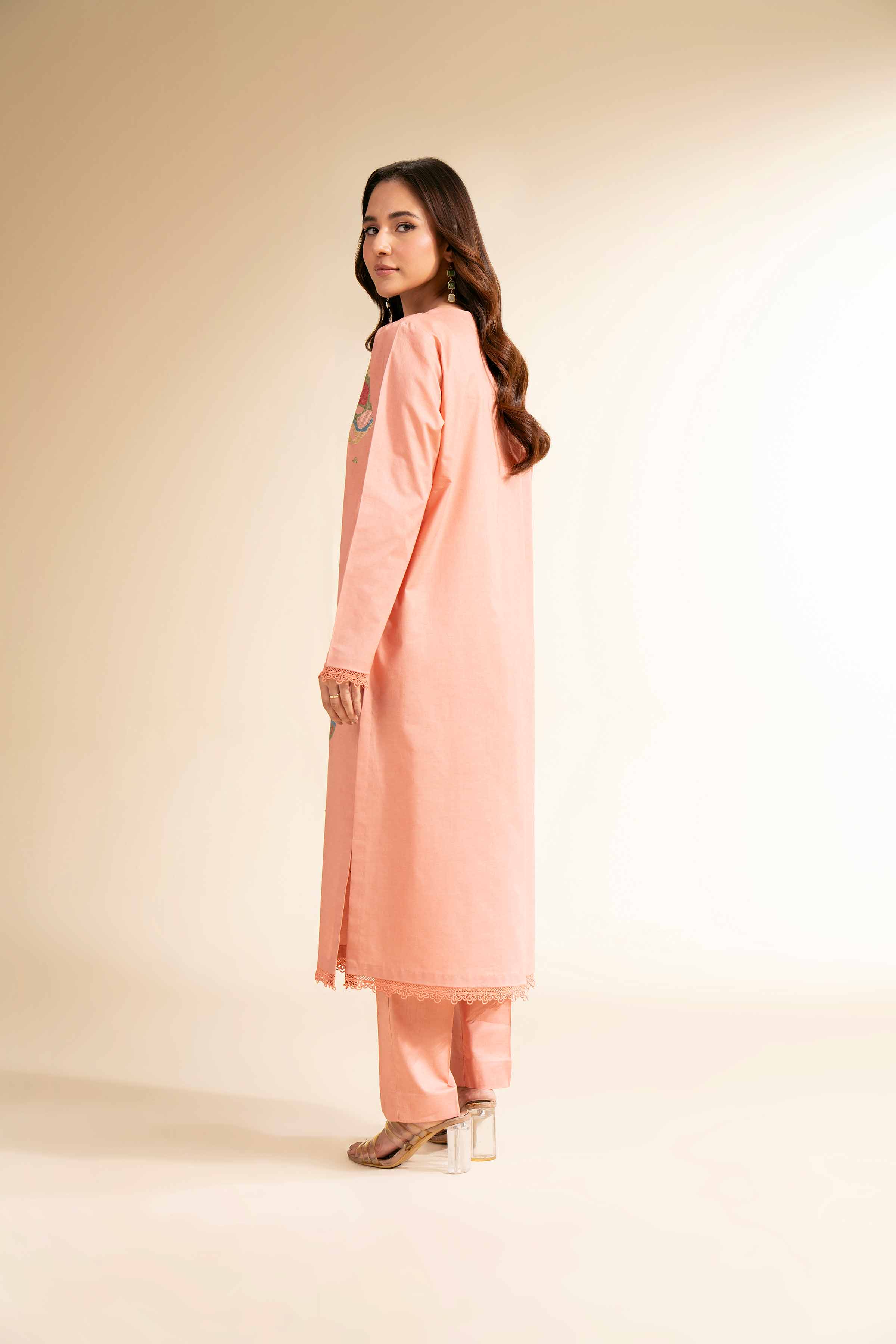 2 Piece - Dyed Embroidered Suit - 42501137 for Women - Unstitched Collection | Nishat | Shop Online