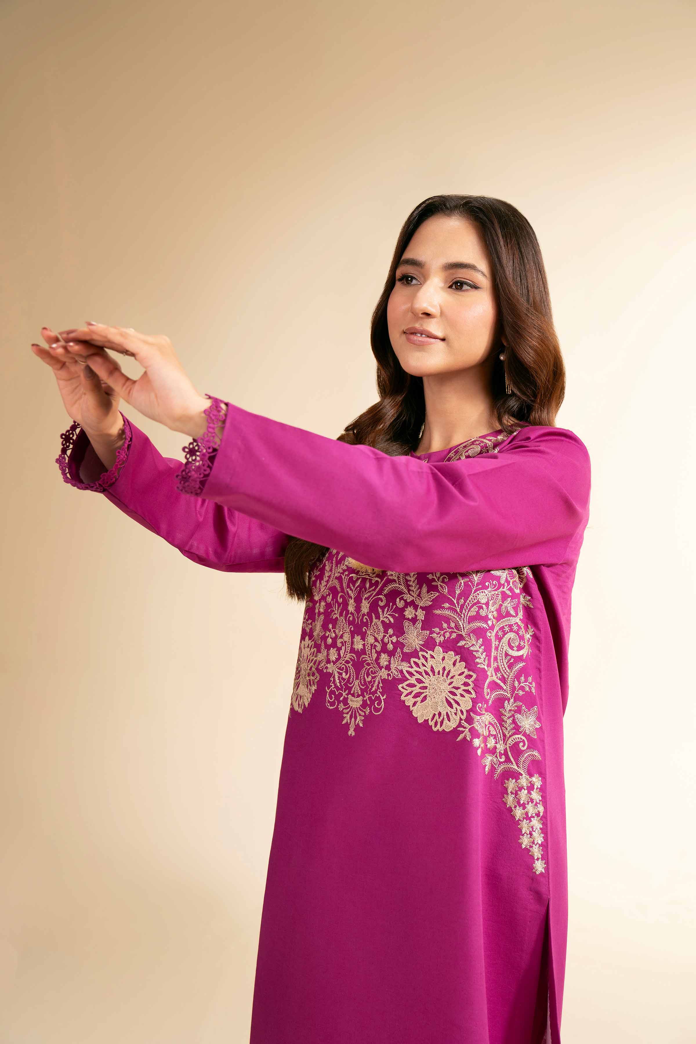 2 Piece - Dyed Embroidered Suit - 42501139 for Women - Unstitched Collection | Nishat | Shop Online