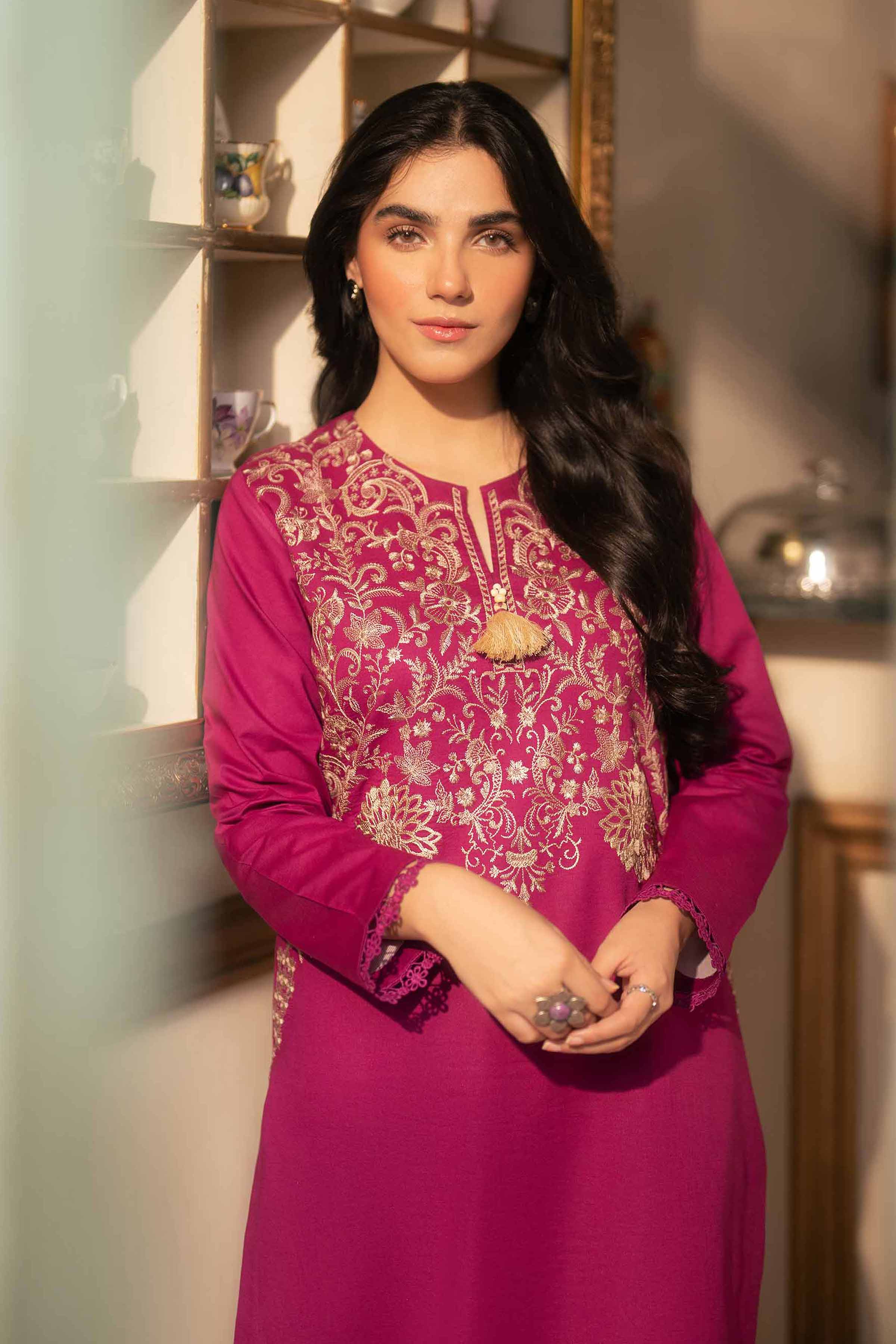 2 Piece - Dyed Embroidered Suit - 42501139 for Women - Unstitched Collection | Nishat | Shop Online