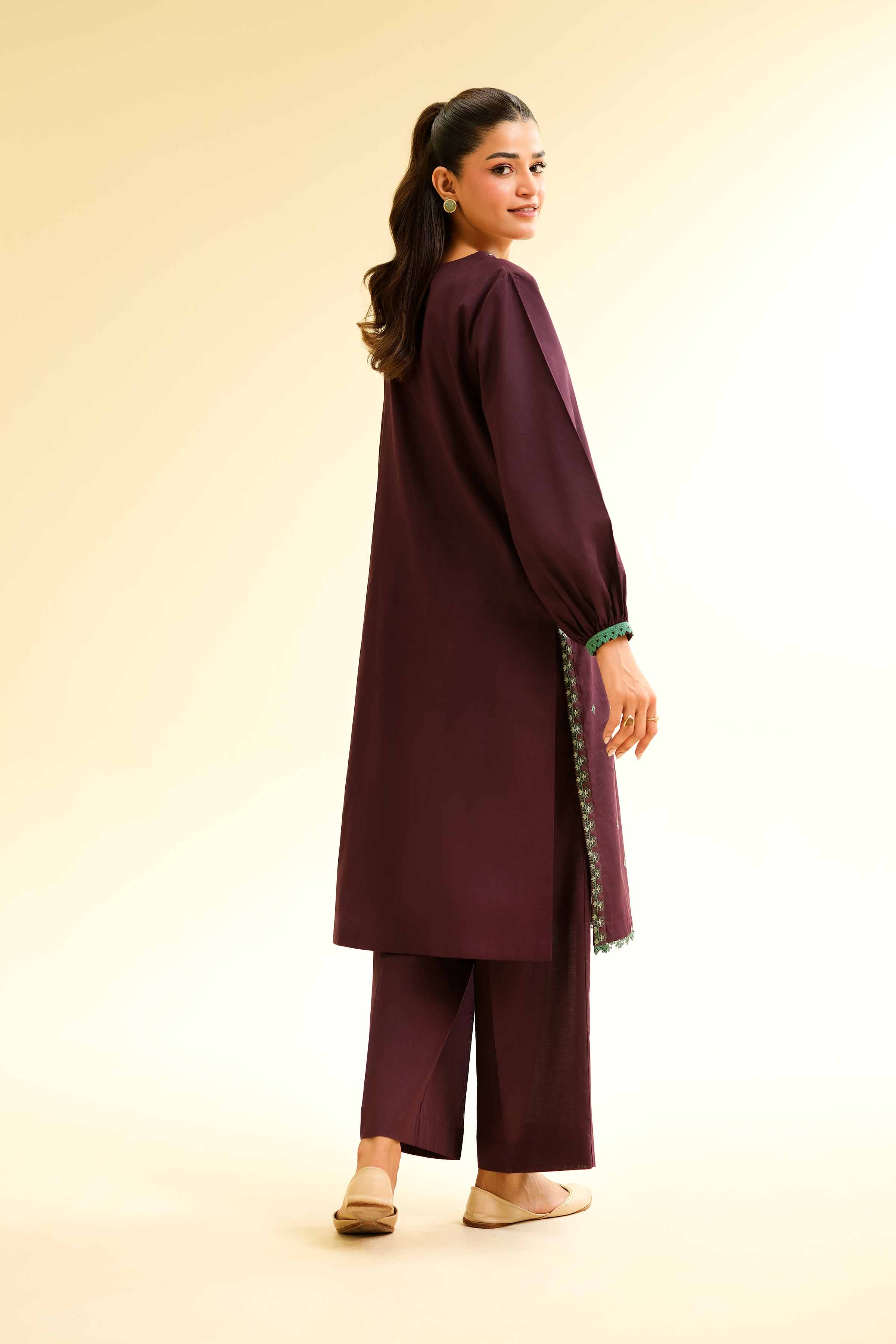 2 Piece - Dyed Embroidered Suit - 42501140 for Women - Unstitched Collection | Nishat | Shop Online