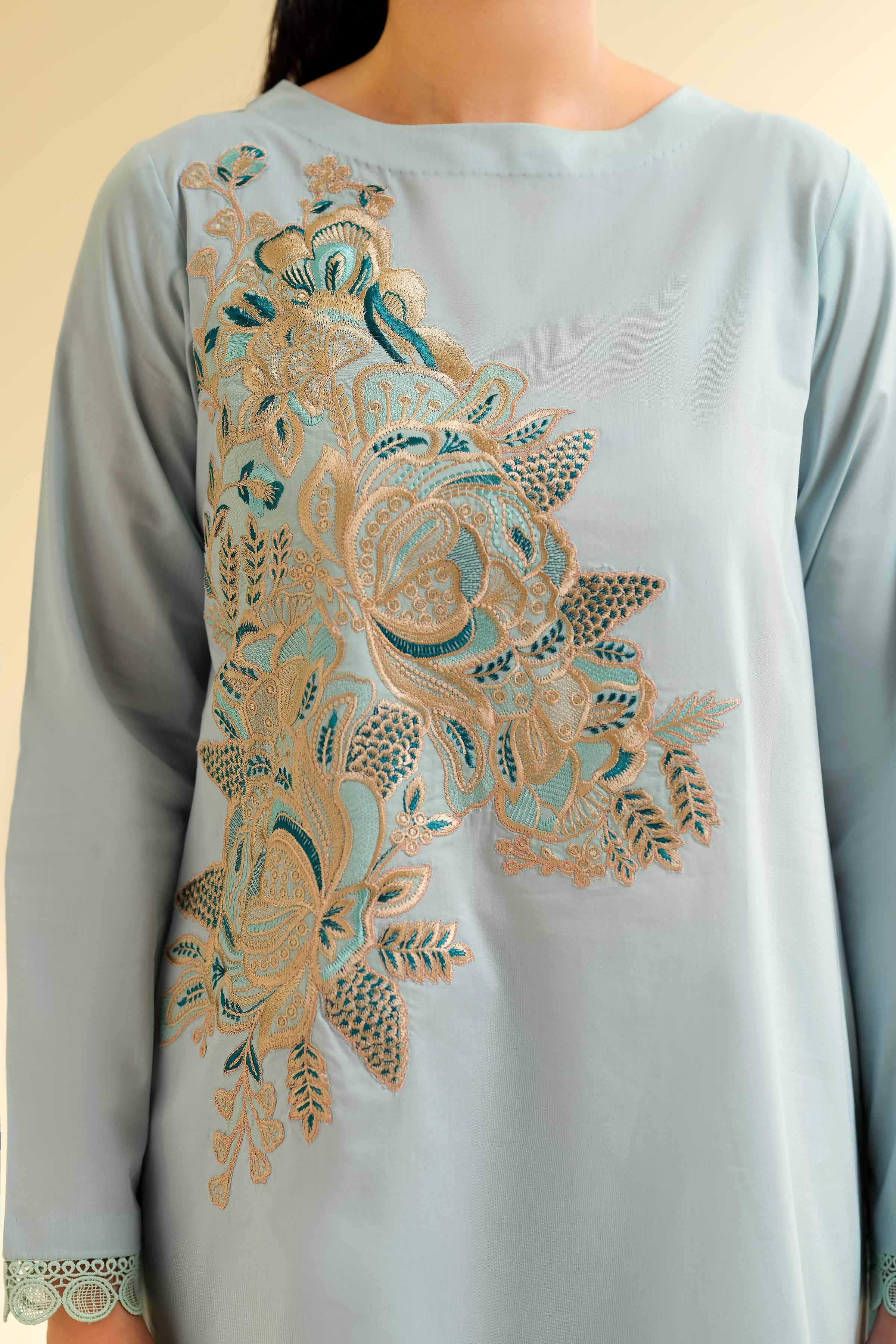 2 Piece - Dyed Embroidered Suit - 42501142 for Women - Unstitched Collection | Nishat | Shop Online