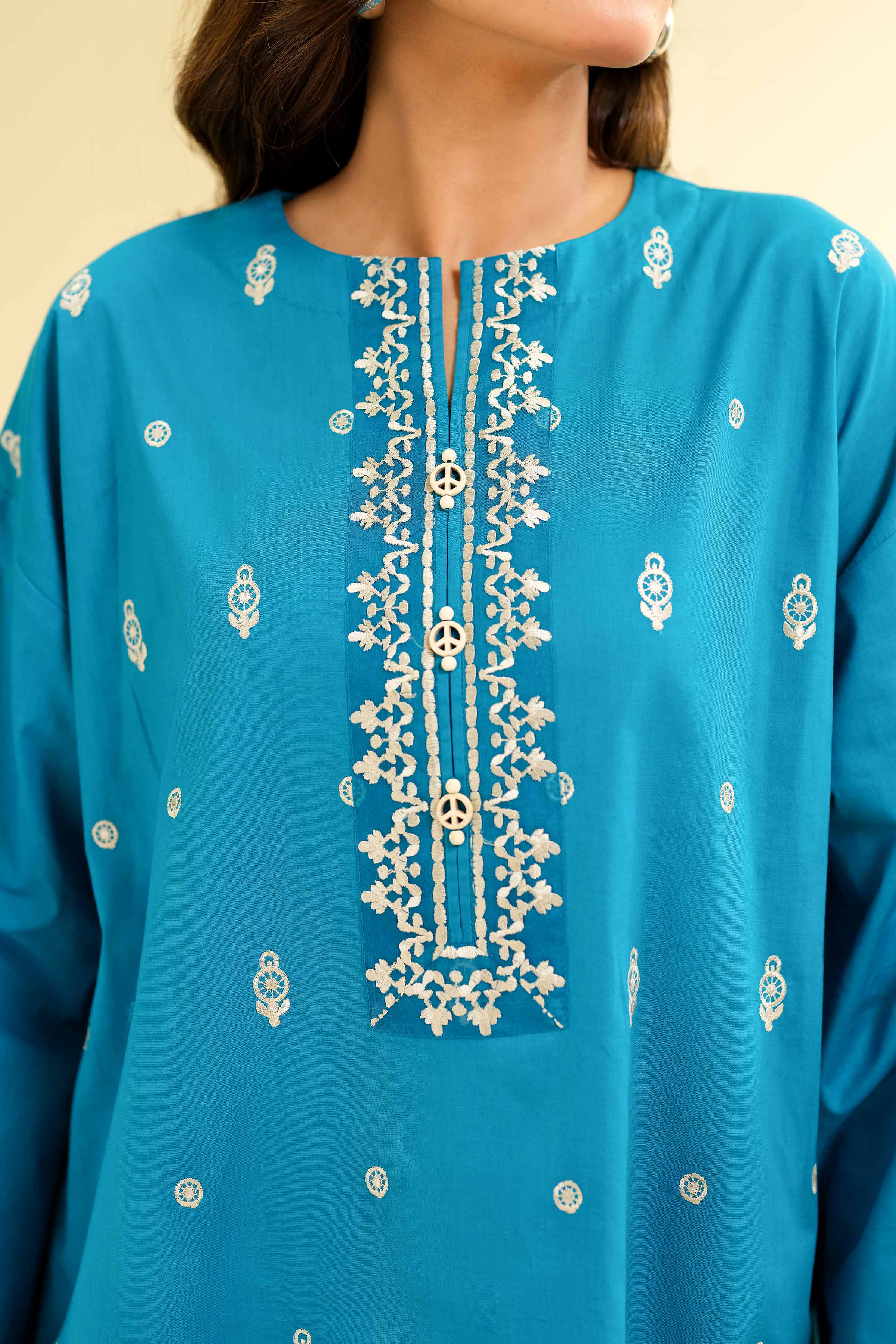 2 Piece - Dyed Embroidered Suit - 42501144 for Women - Unstitched Collection | Nishat | Shop Online