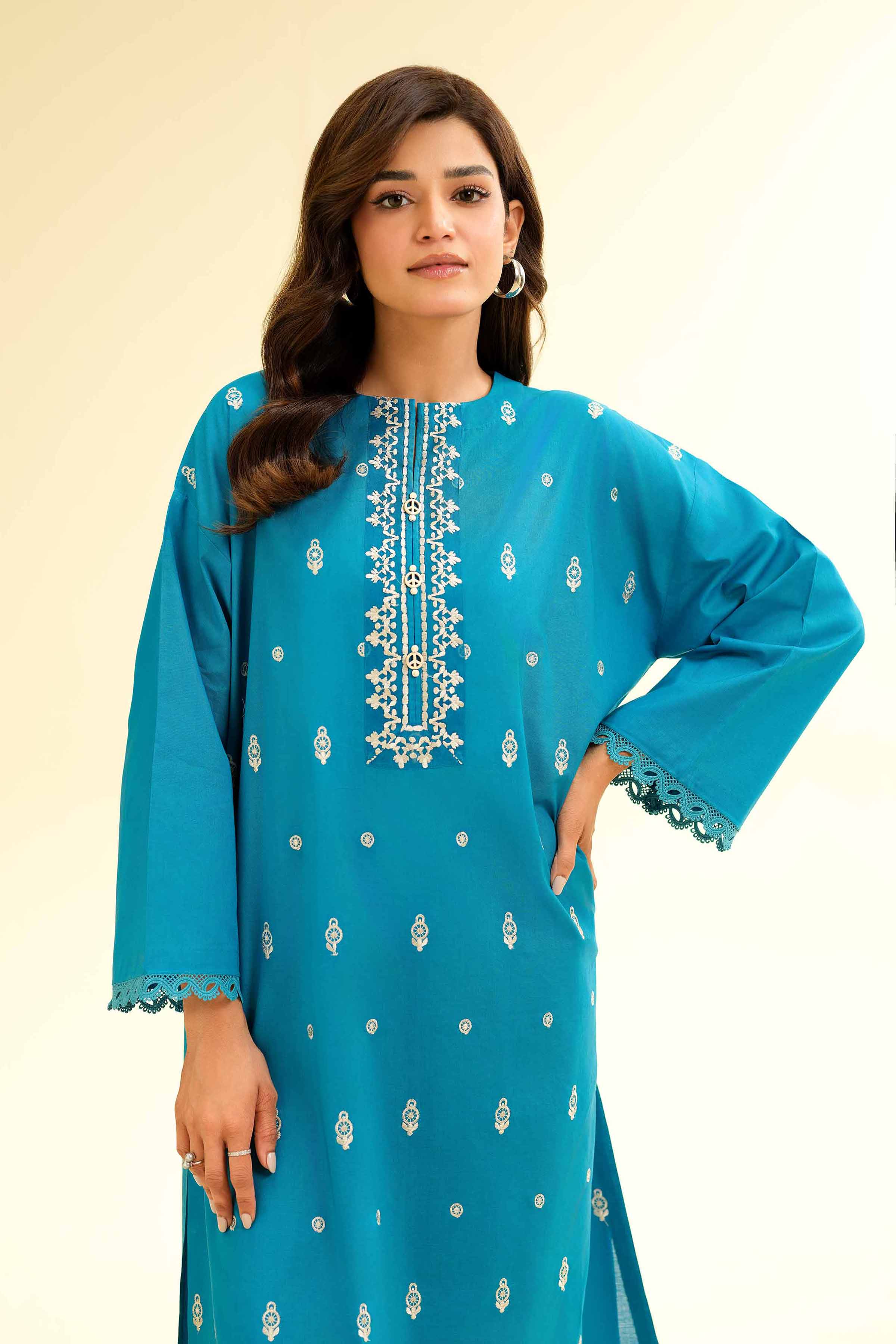 2 Piece - Dyed Embroidered Suit - 42501144 for Women - Unstitched Collection | Nishat | Shop Online