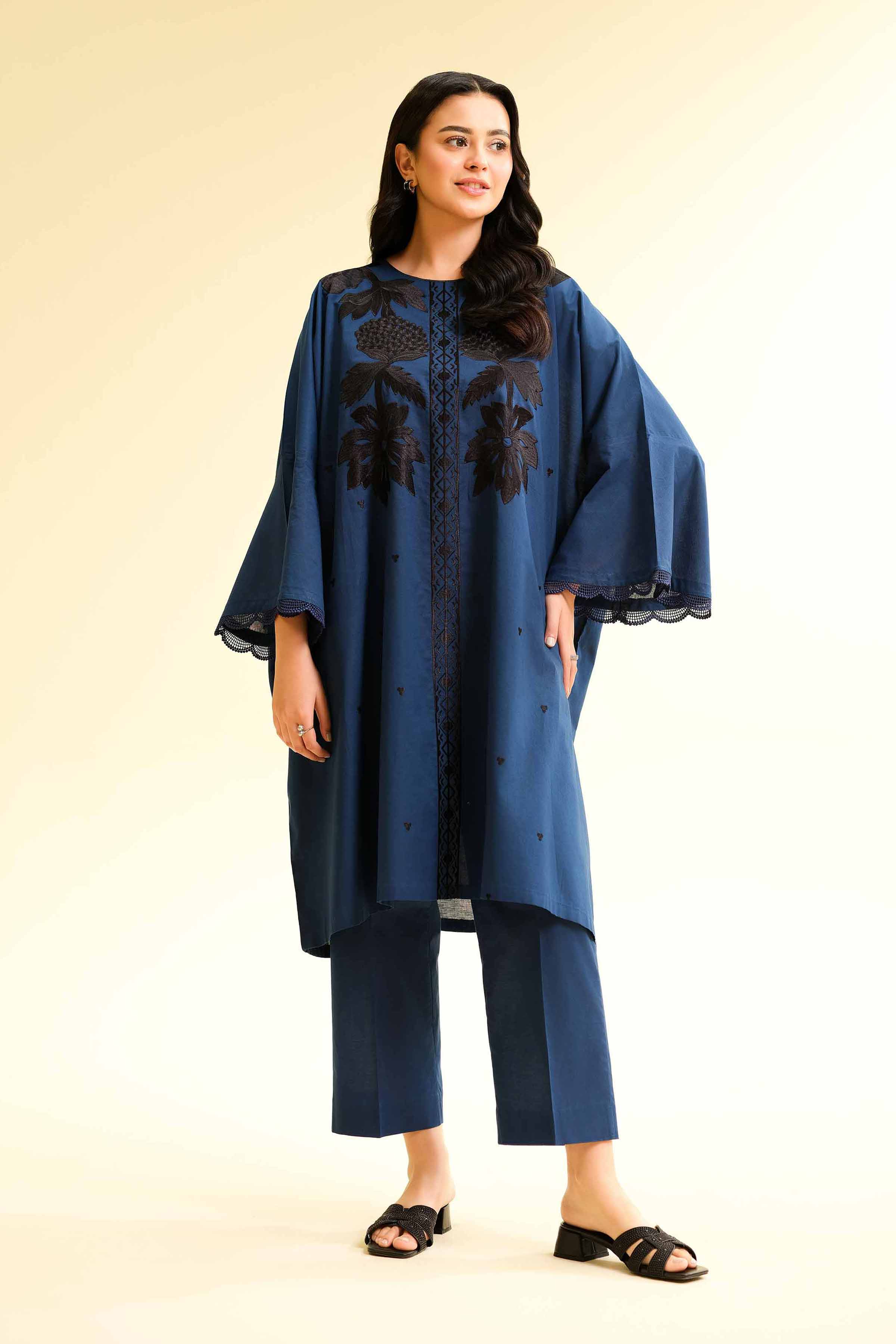2 Piece - Dyed Embroidered Suit - 42501145 for Women - Unstitched Collection | Nishat | Shop Online
