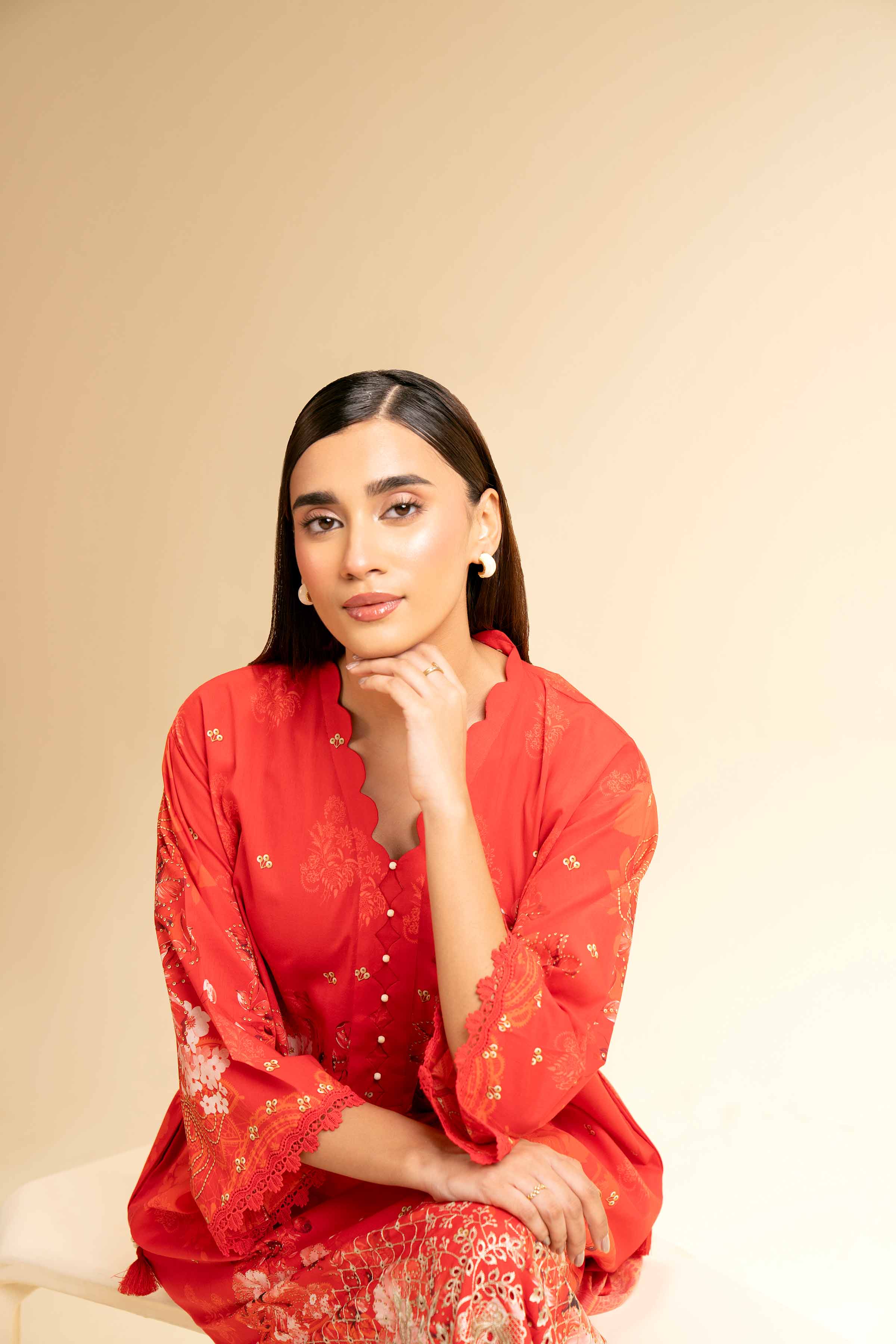 2 Piece - Digital Printed Embroidered Suit - 42501146 for Women - Unstitched Collection | Nishat | Shop Online