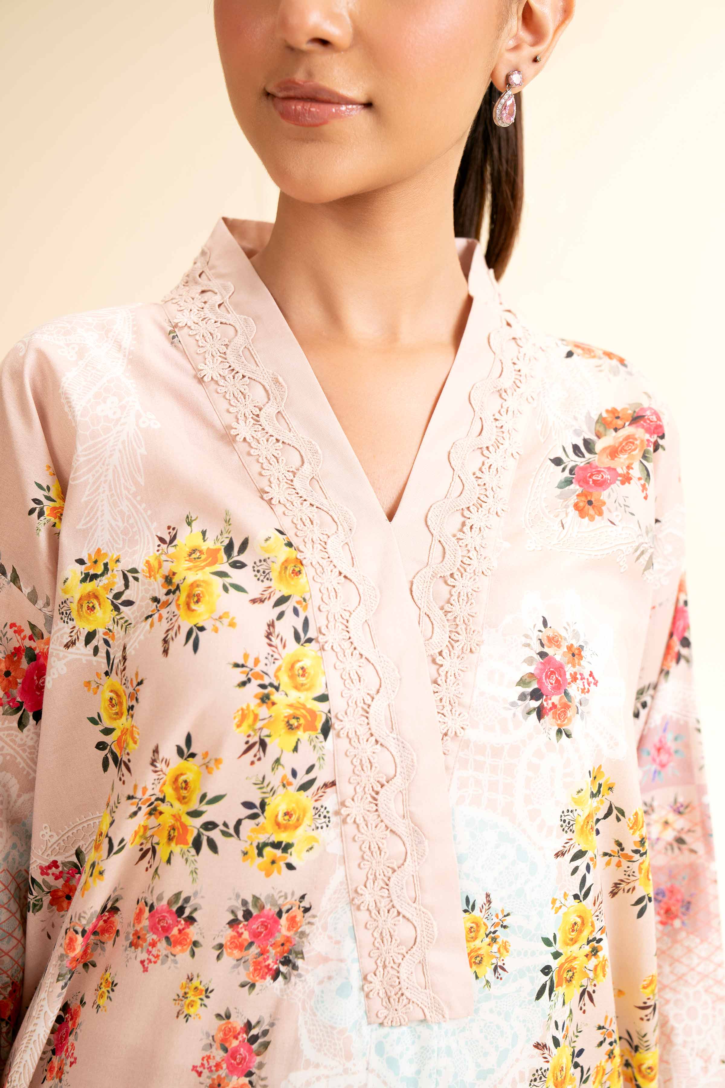 2 Piece - Digital Printed Embroidered Suit - 42501154 for Women - Unstitched Collection | Nishat | Shop Online