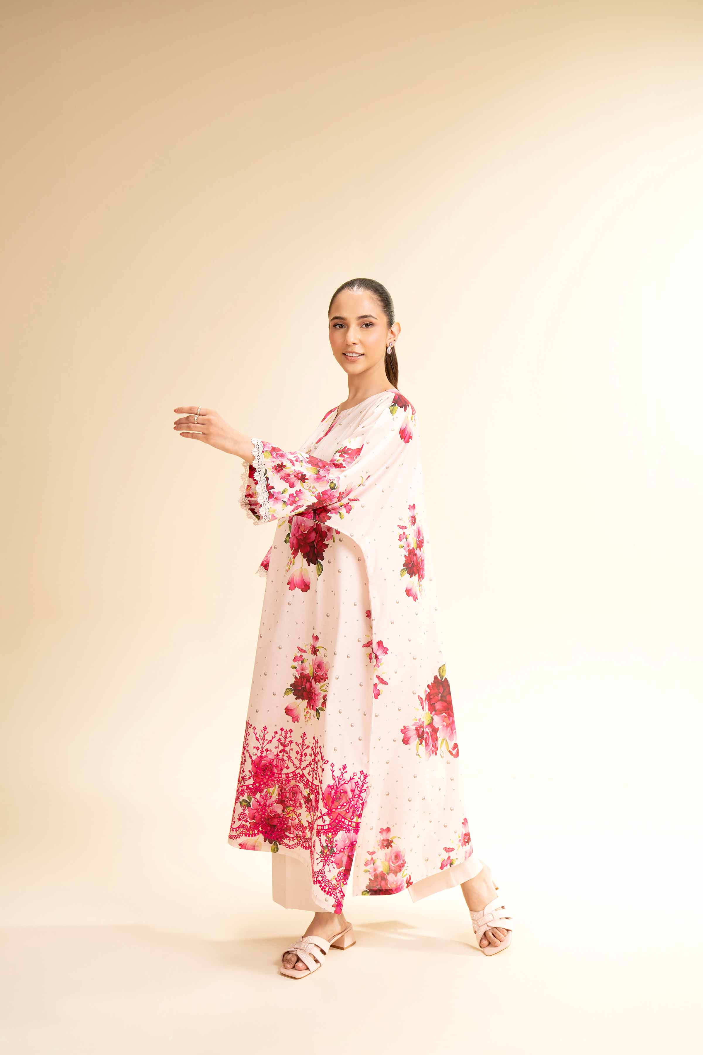 2 Piece - Digital Printed Embroidered Suit - 42501155 for Women - Unstitched Collection | Nishat | Shop Online