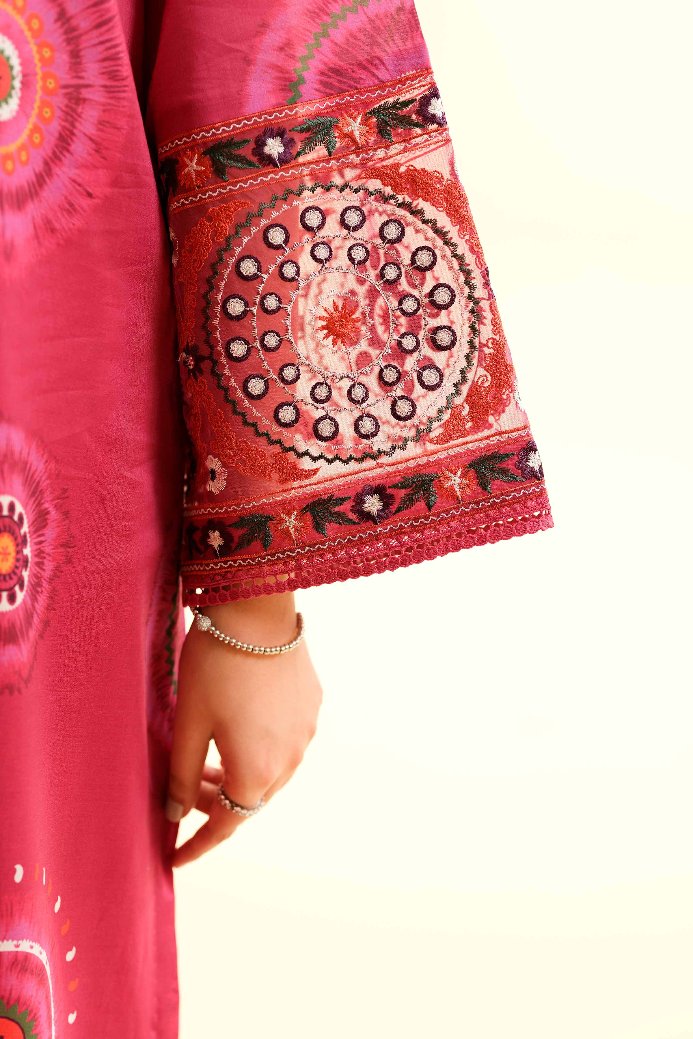 2 Piece - Printed Embroidered Suit - 42501156 for Women - Unstitched Collection | Nishat | Shop Online