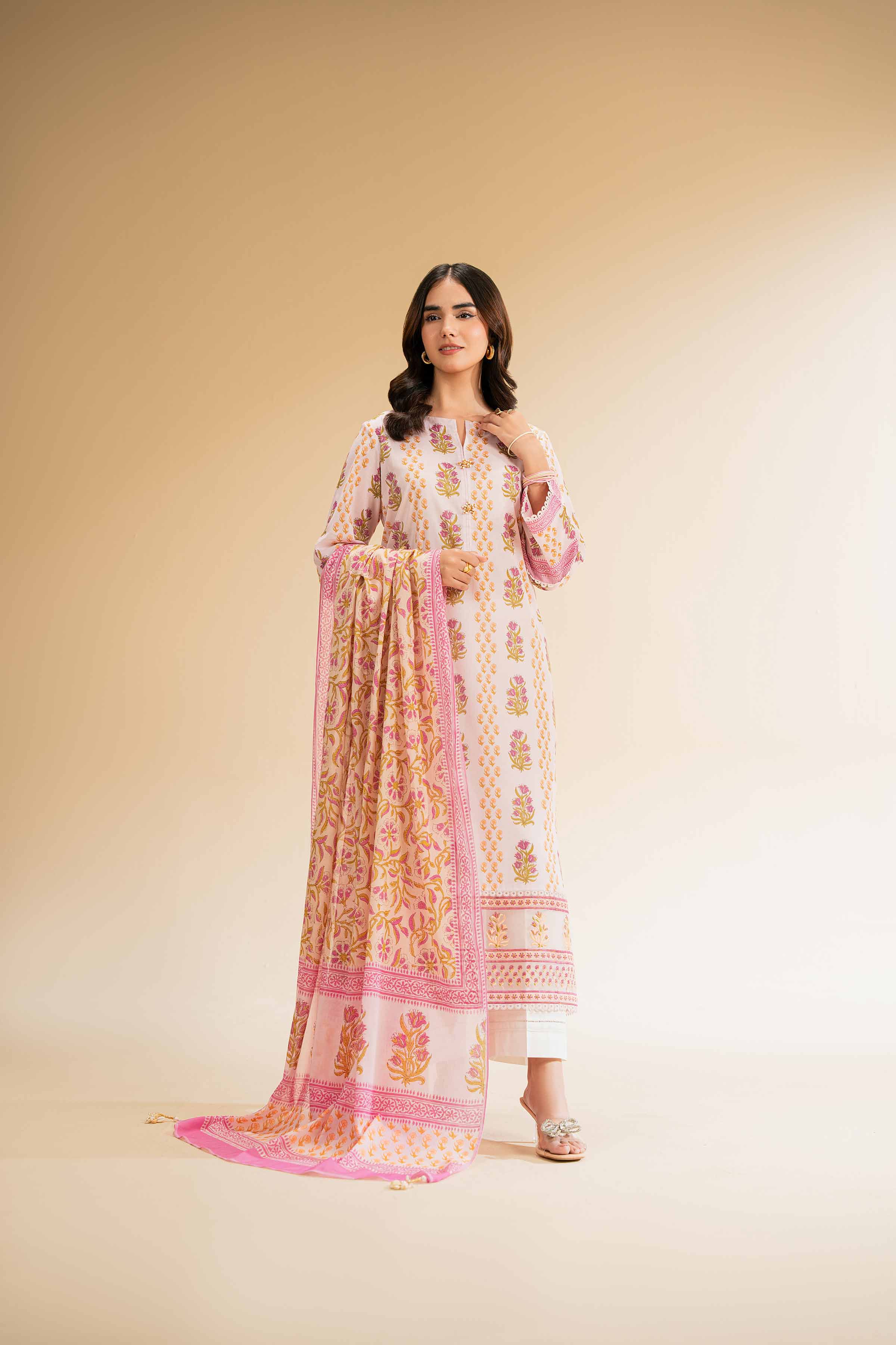 2 Piece - Printed Embroidered Suit - 42501157 for Women - Unstitched Collection | Nishat | Shop Online