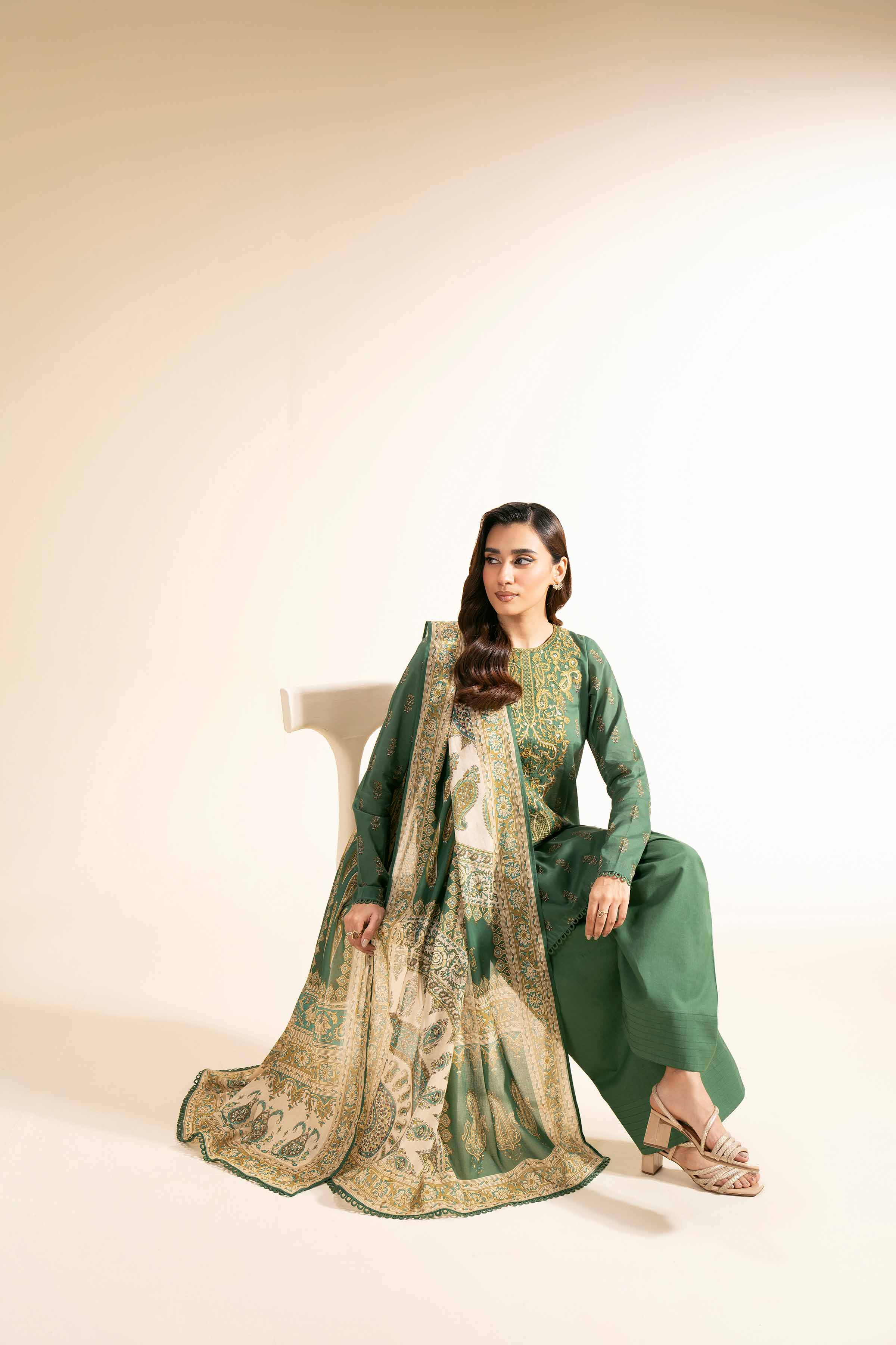 2 Piece - Printed Embroidered Suit - 42501159 for Women - Unstitched Collection | Nishat | Shop Online