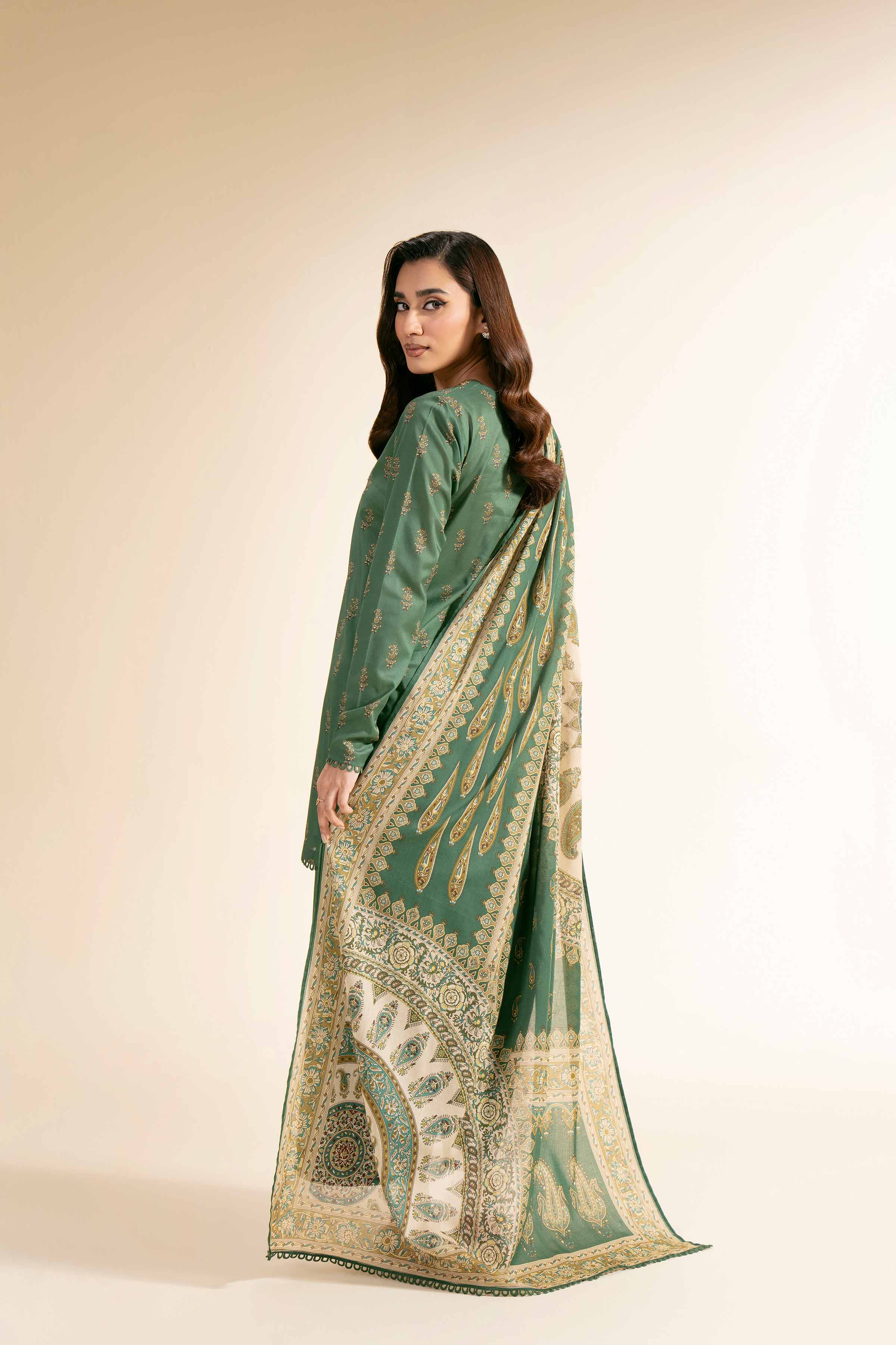 2 Piece - Printed Embroidered Suit - 42501159 for Women - Unstitched Collection | Nishat | Shop Online