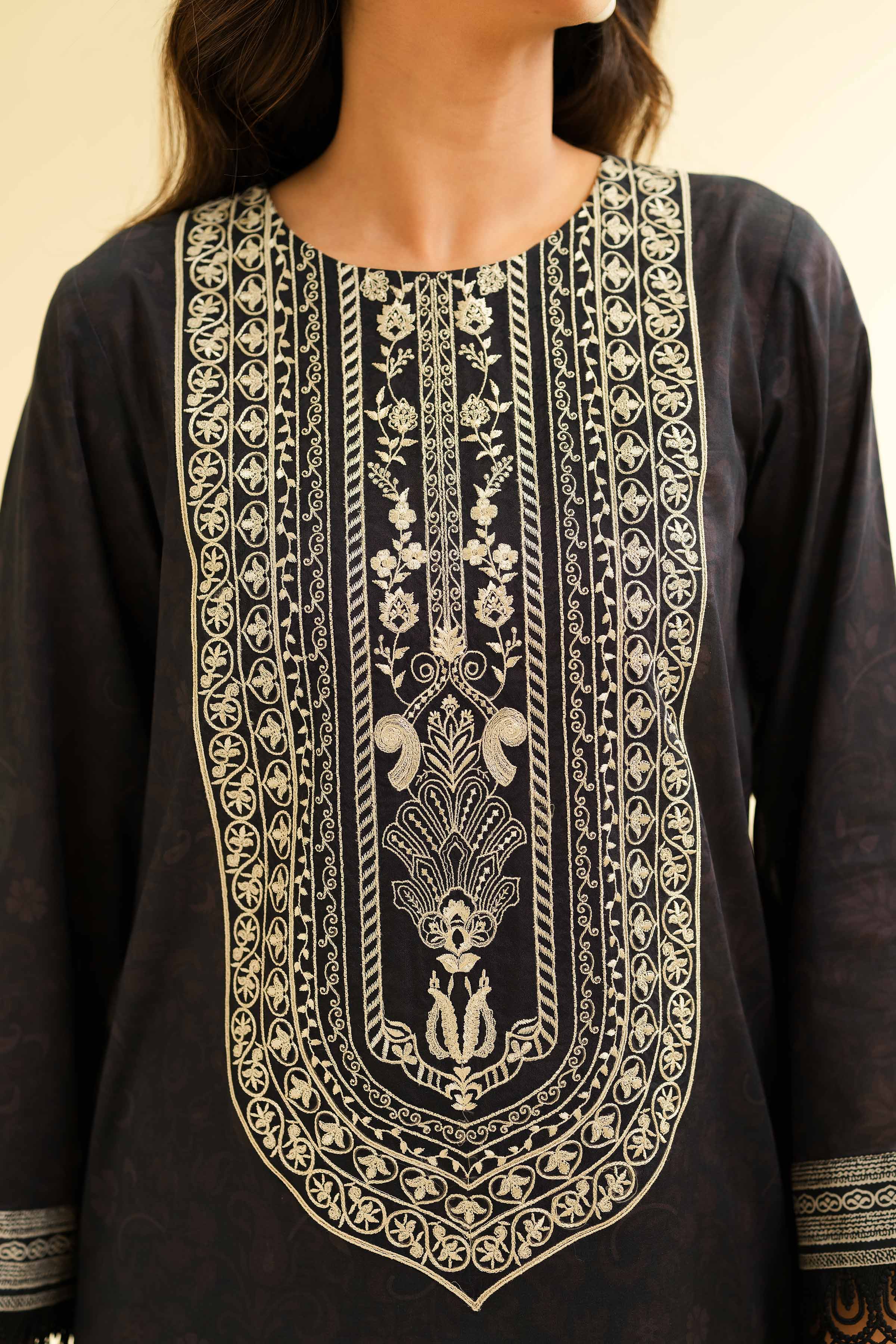 2 Piece - Printed Embroidered Suit - 42501163 for Women - Unstitched Collection | Nishat | Shop Online