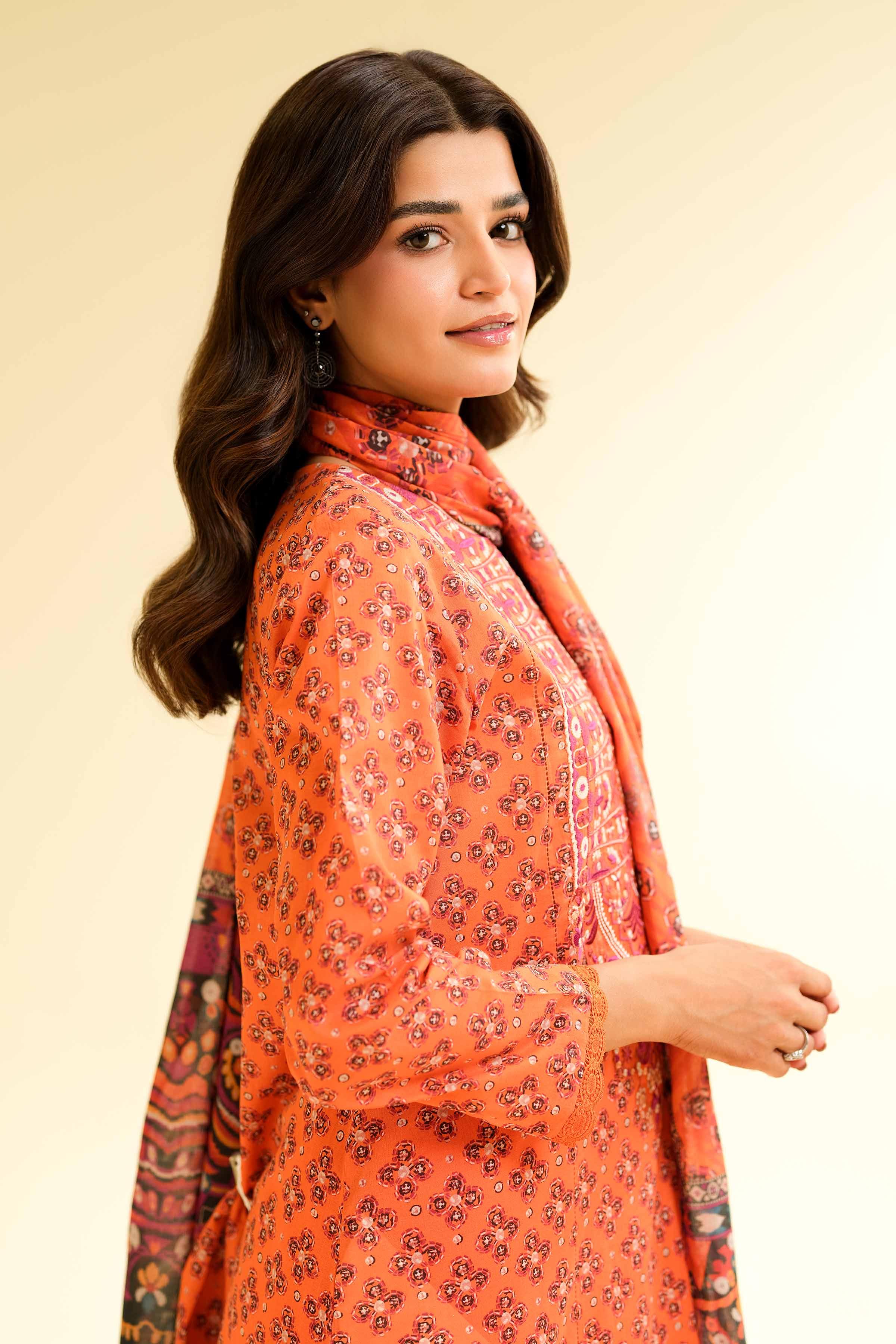 2 Piece - Printed Embroidered Suit - 42501164 for Women - Unstitched Collection | Nishat | Shop Online