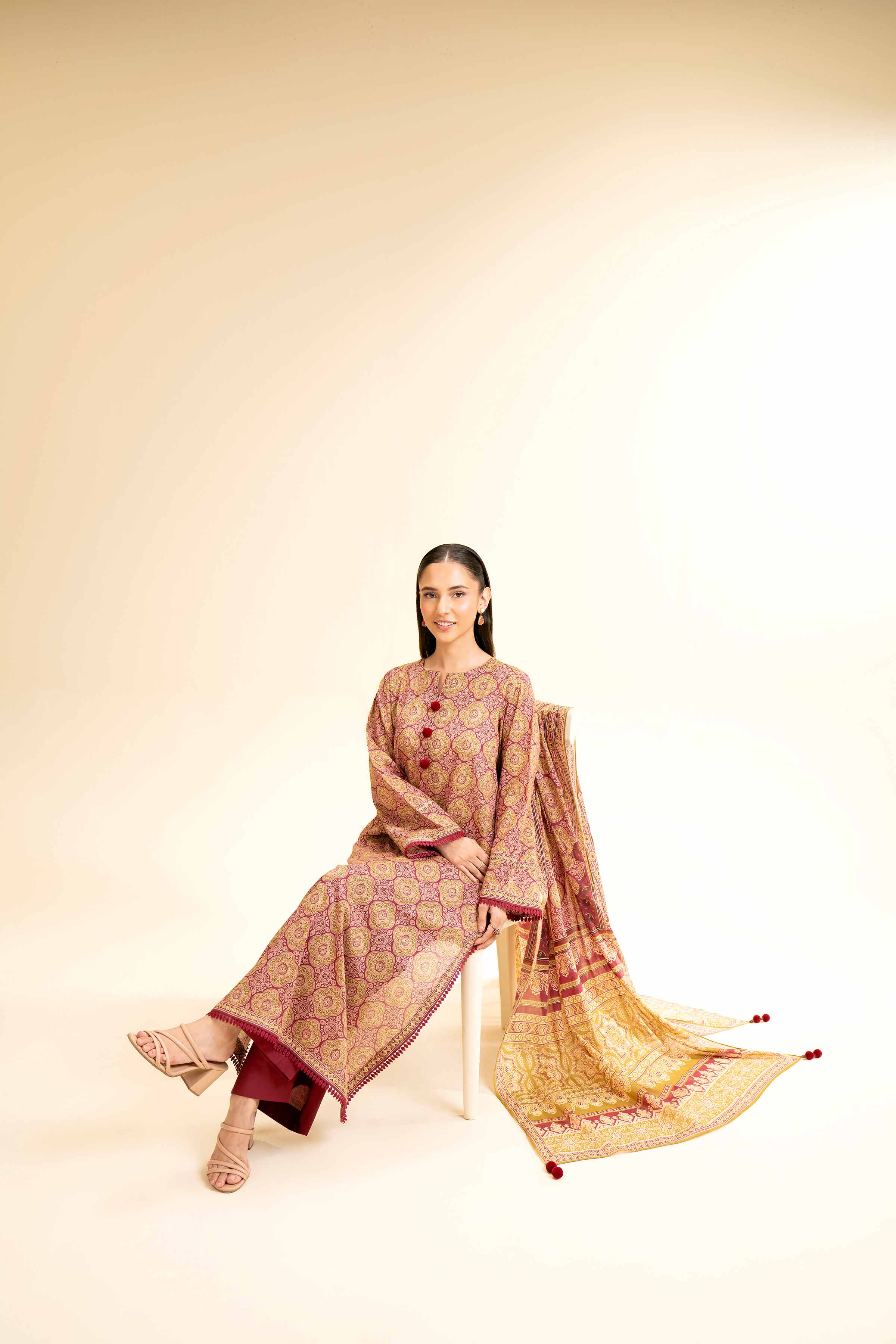 2 Piece - Printed Suit - 42501166 for Women - Unstitched Collection | Nishat | Shop Online