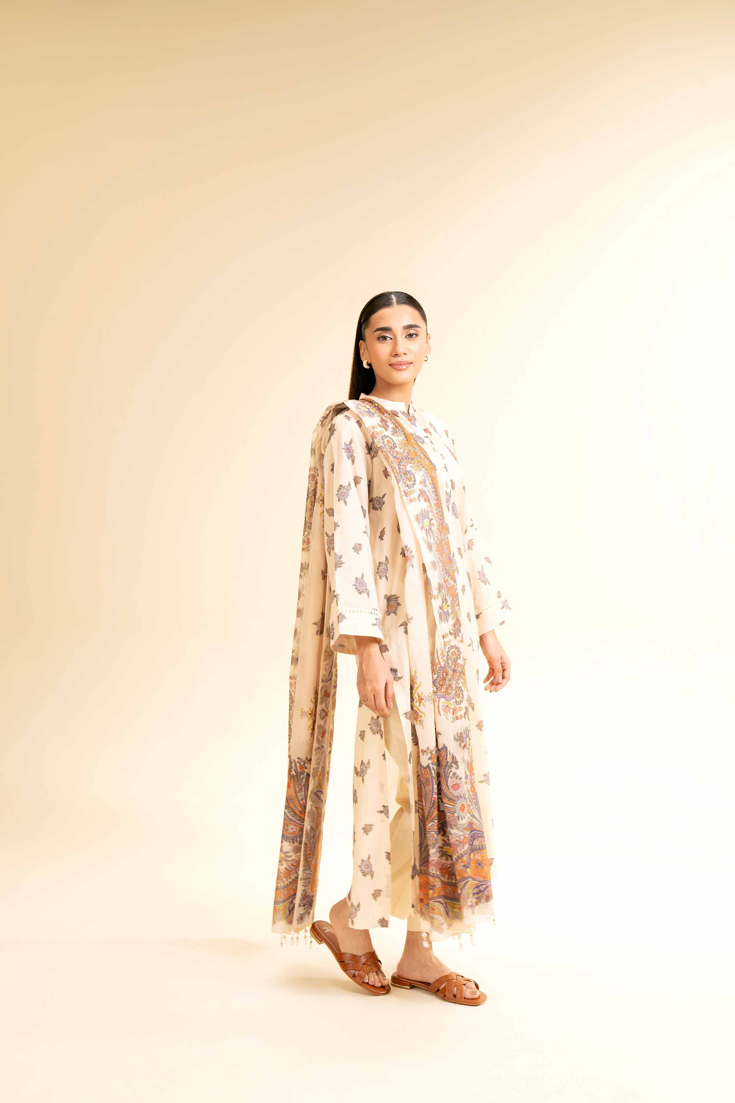 2 Piece - Printed Suit - 42501167 for Women - Unstitched Collection | Nishat | Shop Online