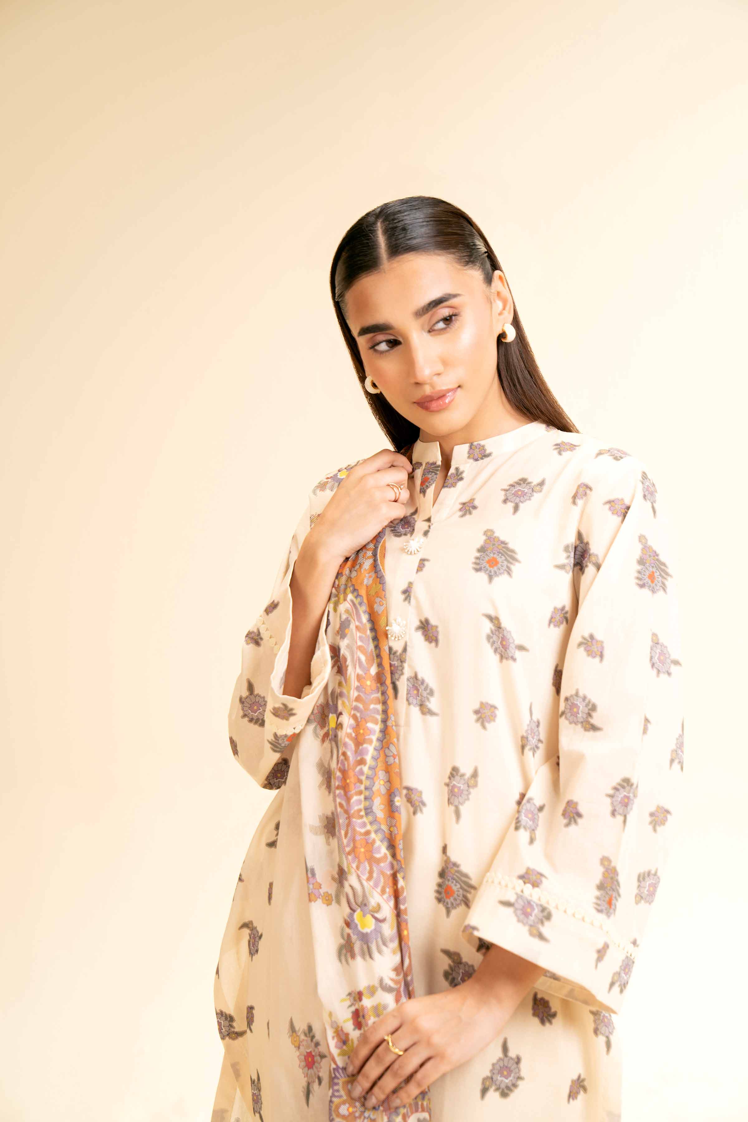 2 Piece - Printed Suit - 42501167 for Women - Unstitched Collection | Nishat | Shop Online