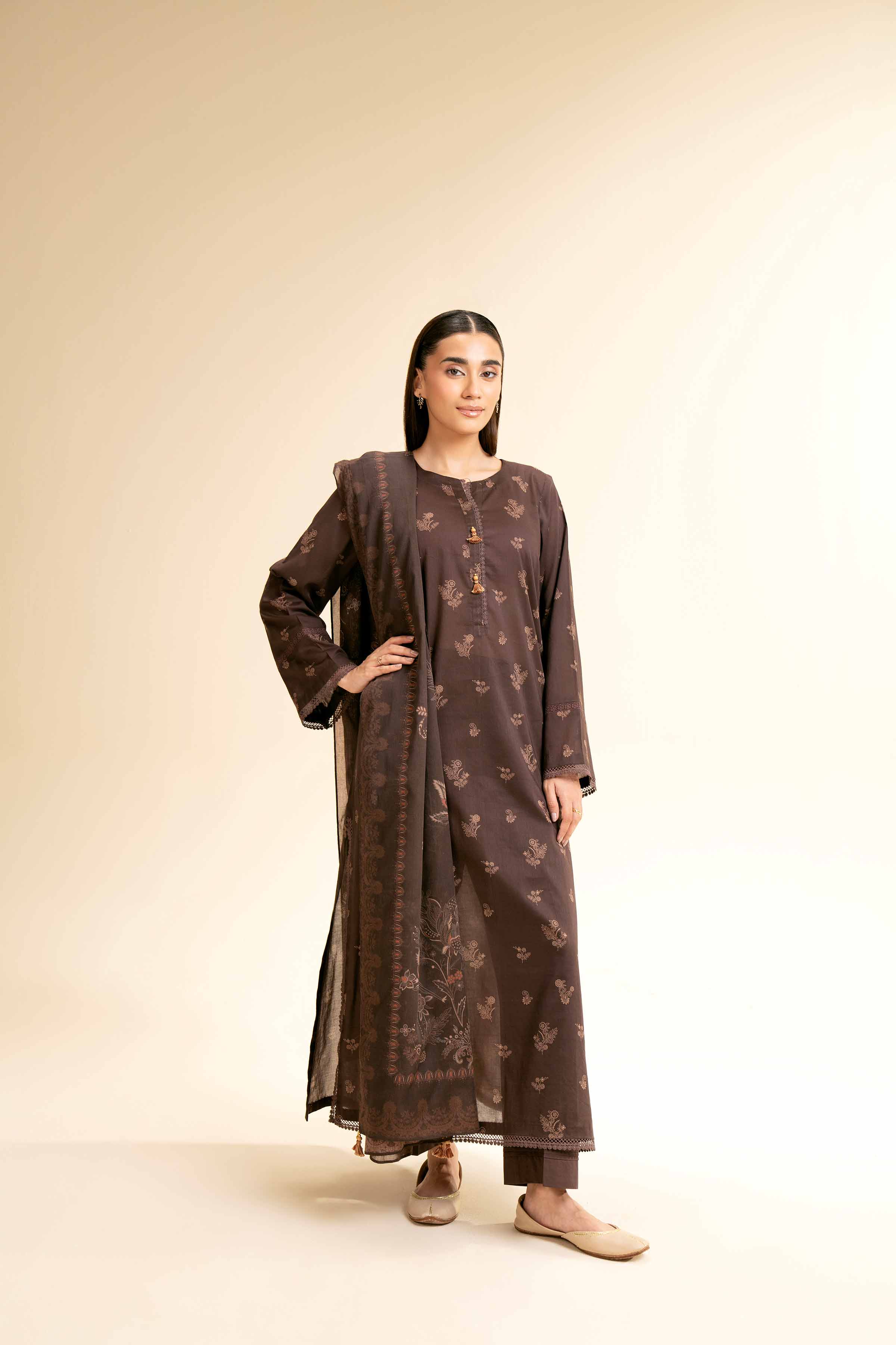 2 Piece - Printed Suit - 42501168 for Women - Unstitched Collection | Nishat | Shop Online
