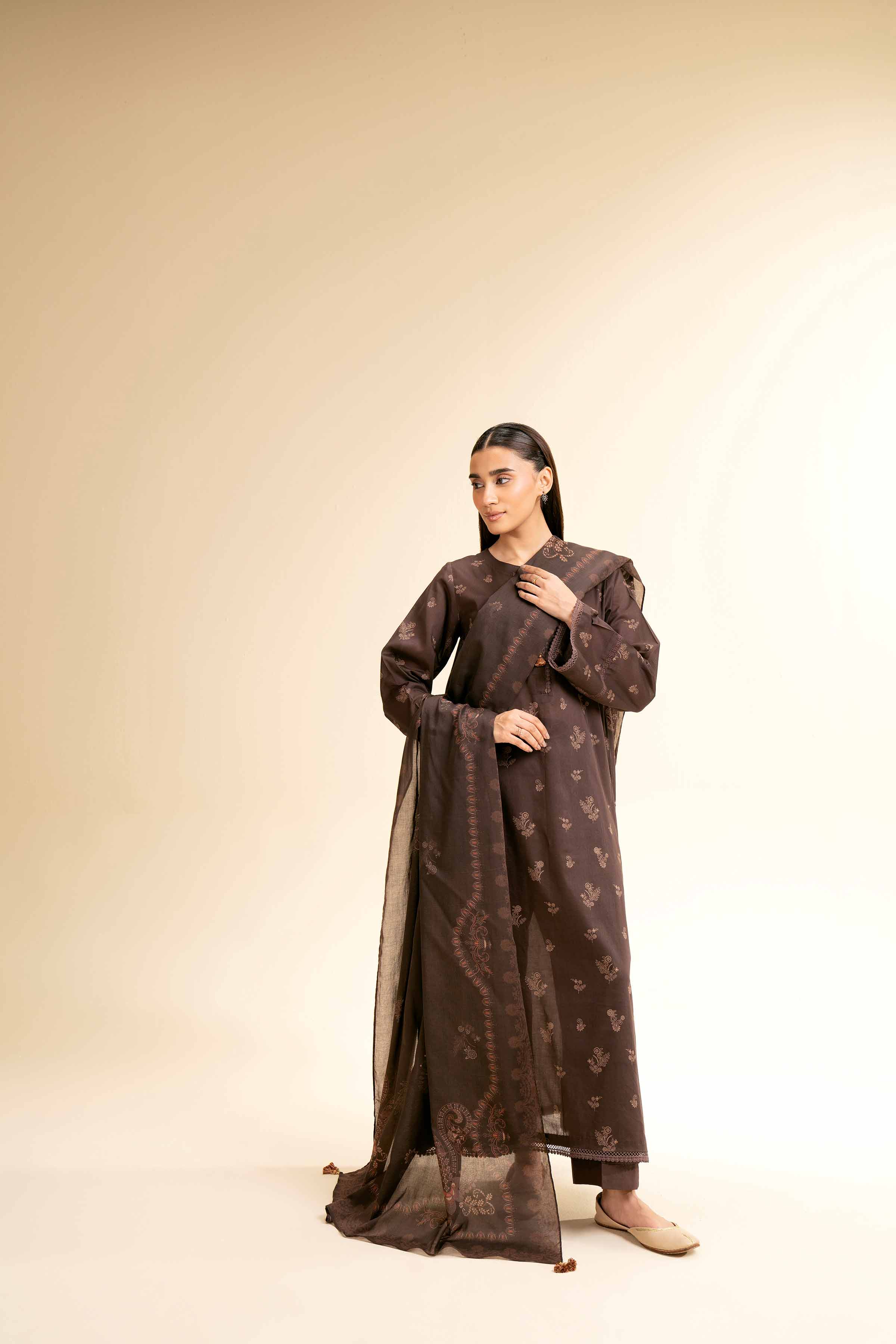 2 Piece - Printed Suit - 42501168 for Women - Unstitched Collection | Nishat | Shop Online