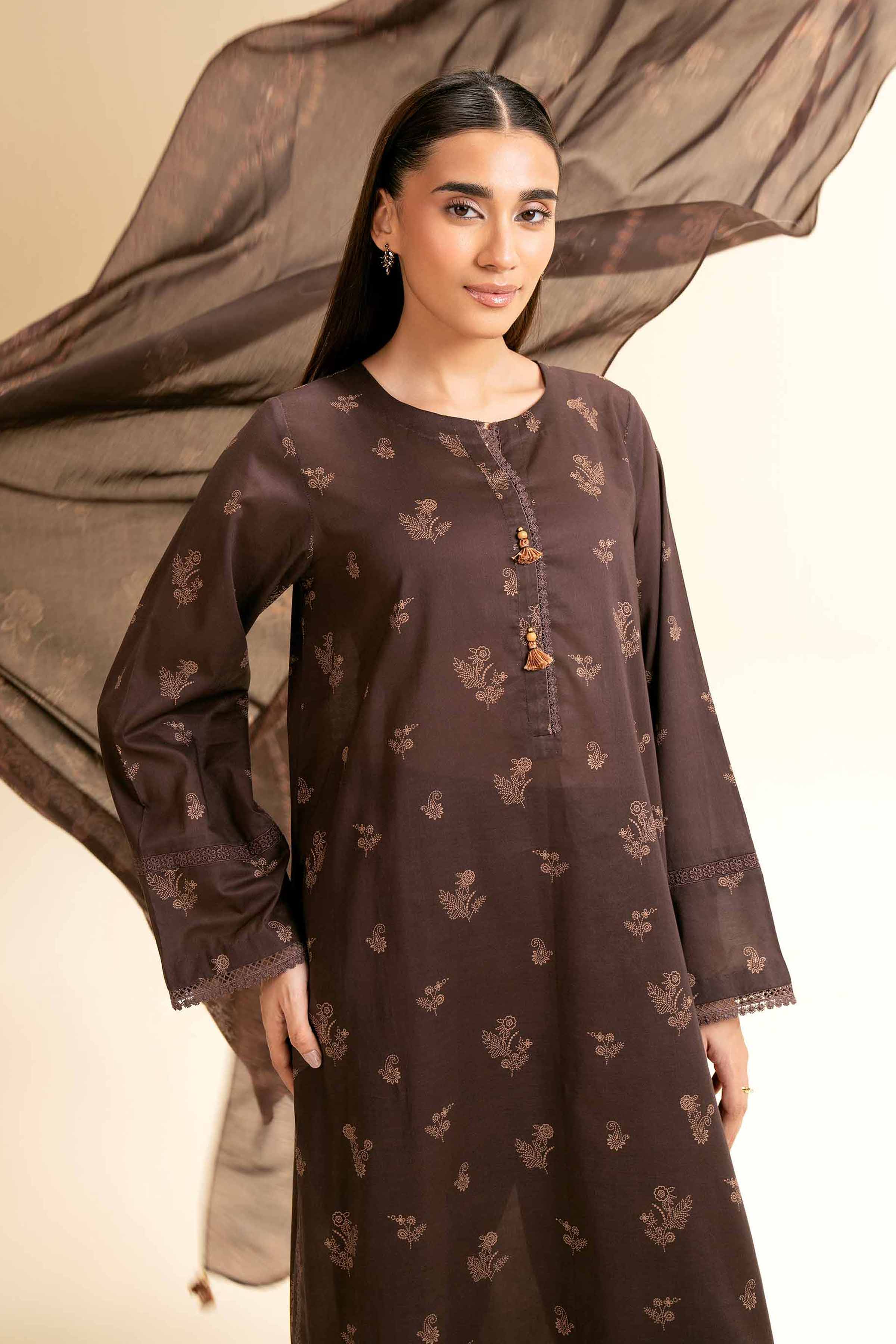 2 Piece - Printed Suit - 42501168 for Women - Unstitched Collection | Nishat | Shop Online