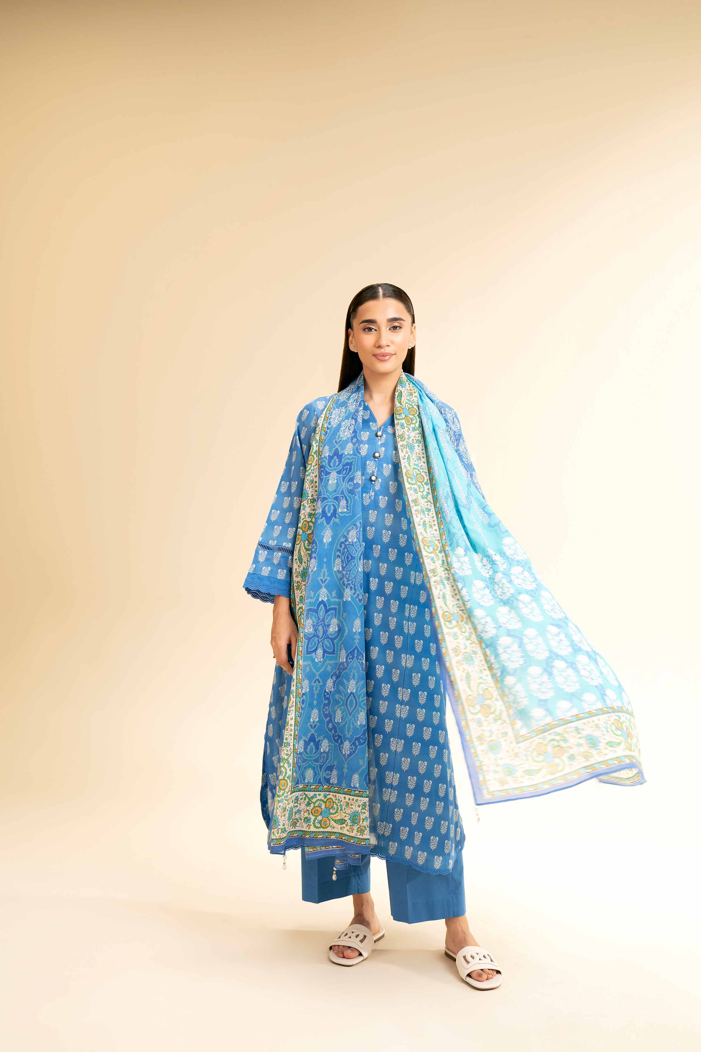 2 Piece - Printed Suit - 42501170 for Women - Unstitched Collection | Nishat | Shop Online