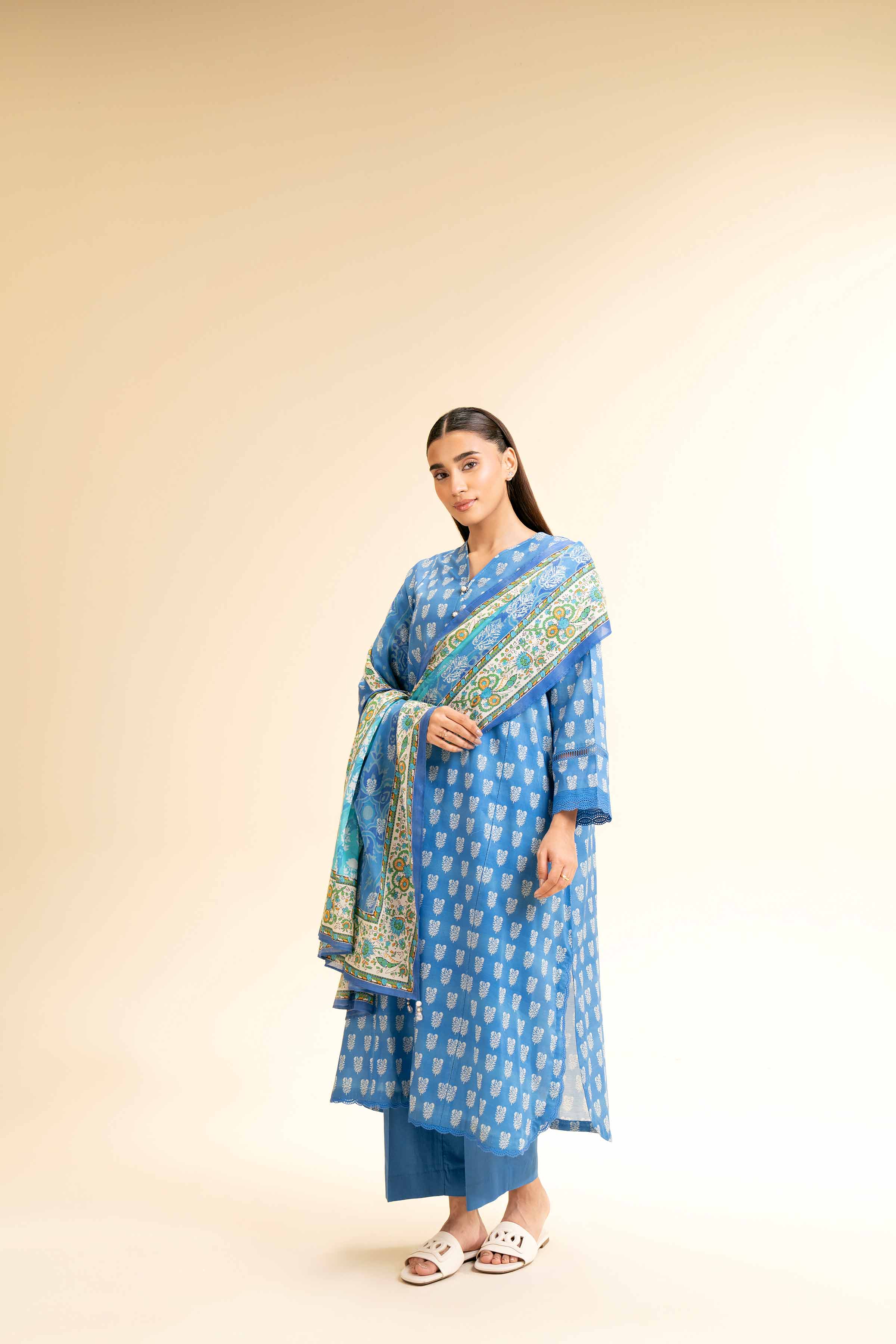 2 Piece - Printed Suit - 42501170 for Women - Unstitched Collection | Nishat | Shop Online