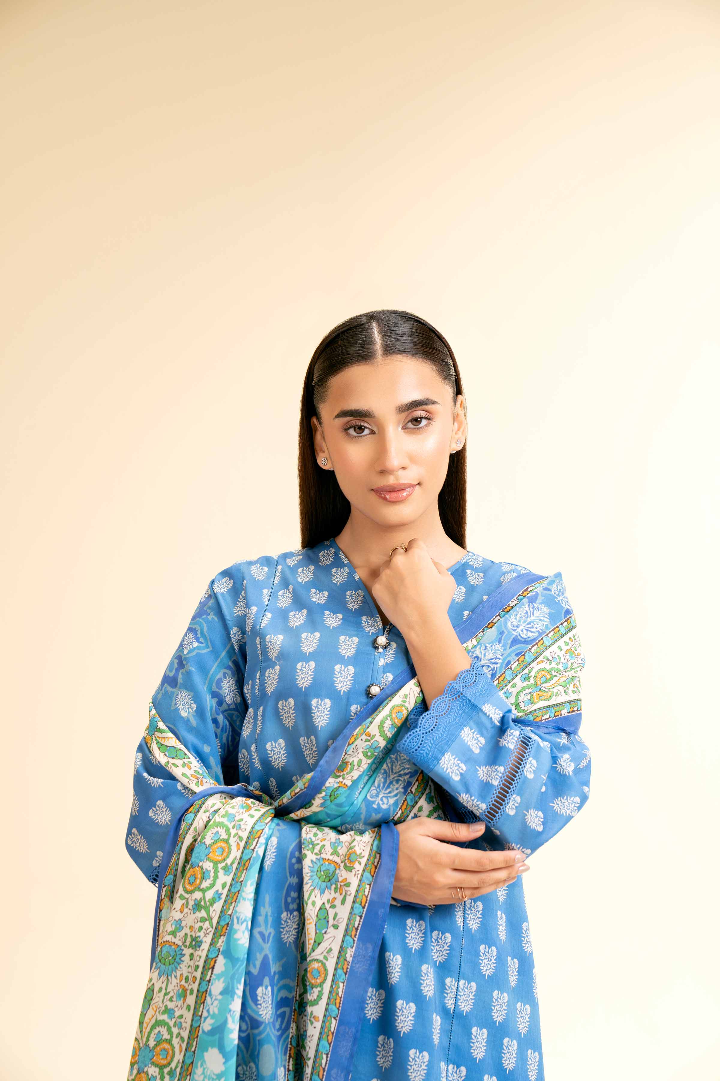 2 Piece - Printed Suit - 42501170 for Women - Unstitched Collection | Nishat | Shop Online