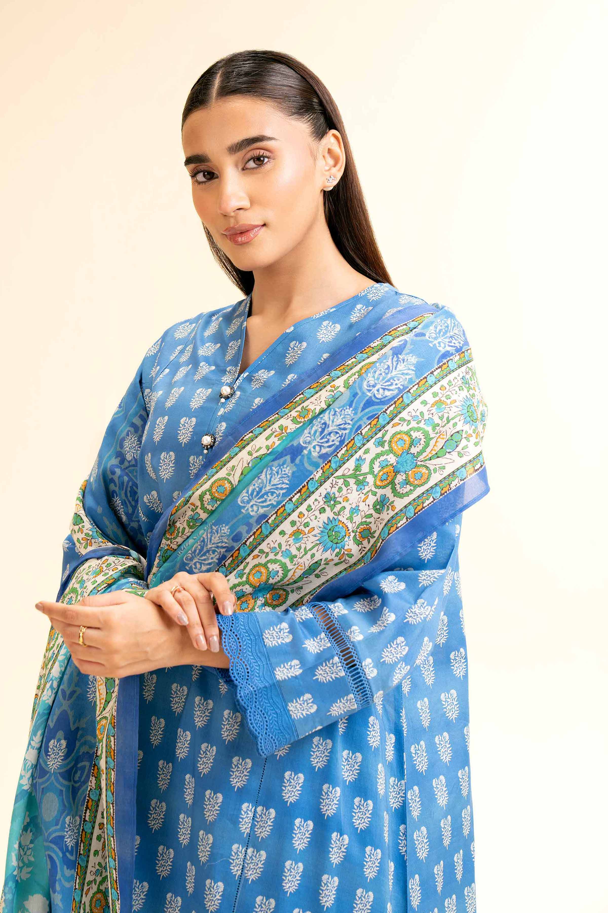 2 Piece - Printed Suit - 42501170 for Women - Unstitched Collection | Nishat | Shop Online