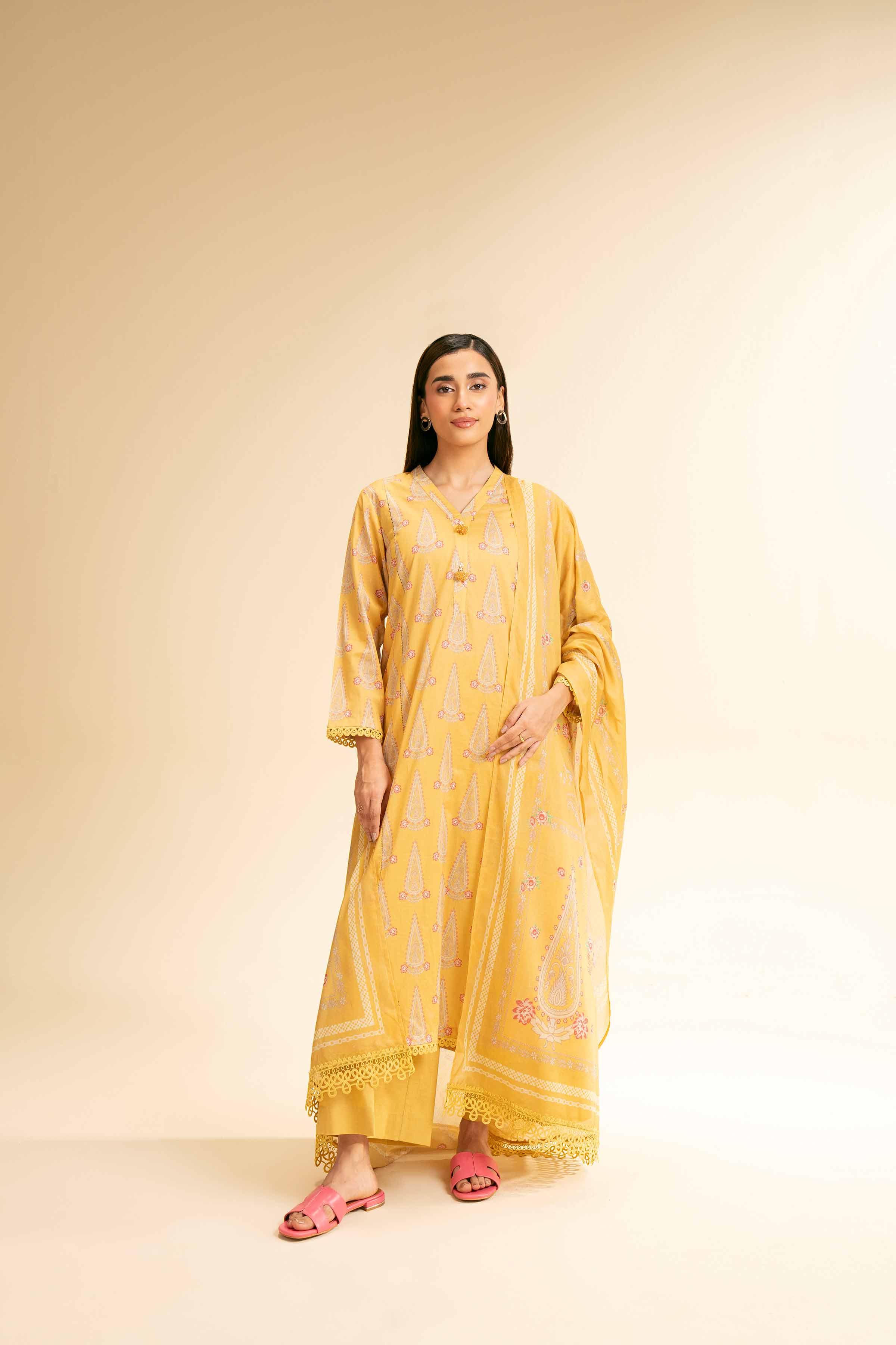 2 Piece - Printed Suit - 42501172 for Women - Unstitched Collection | Nishat | Shop Online