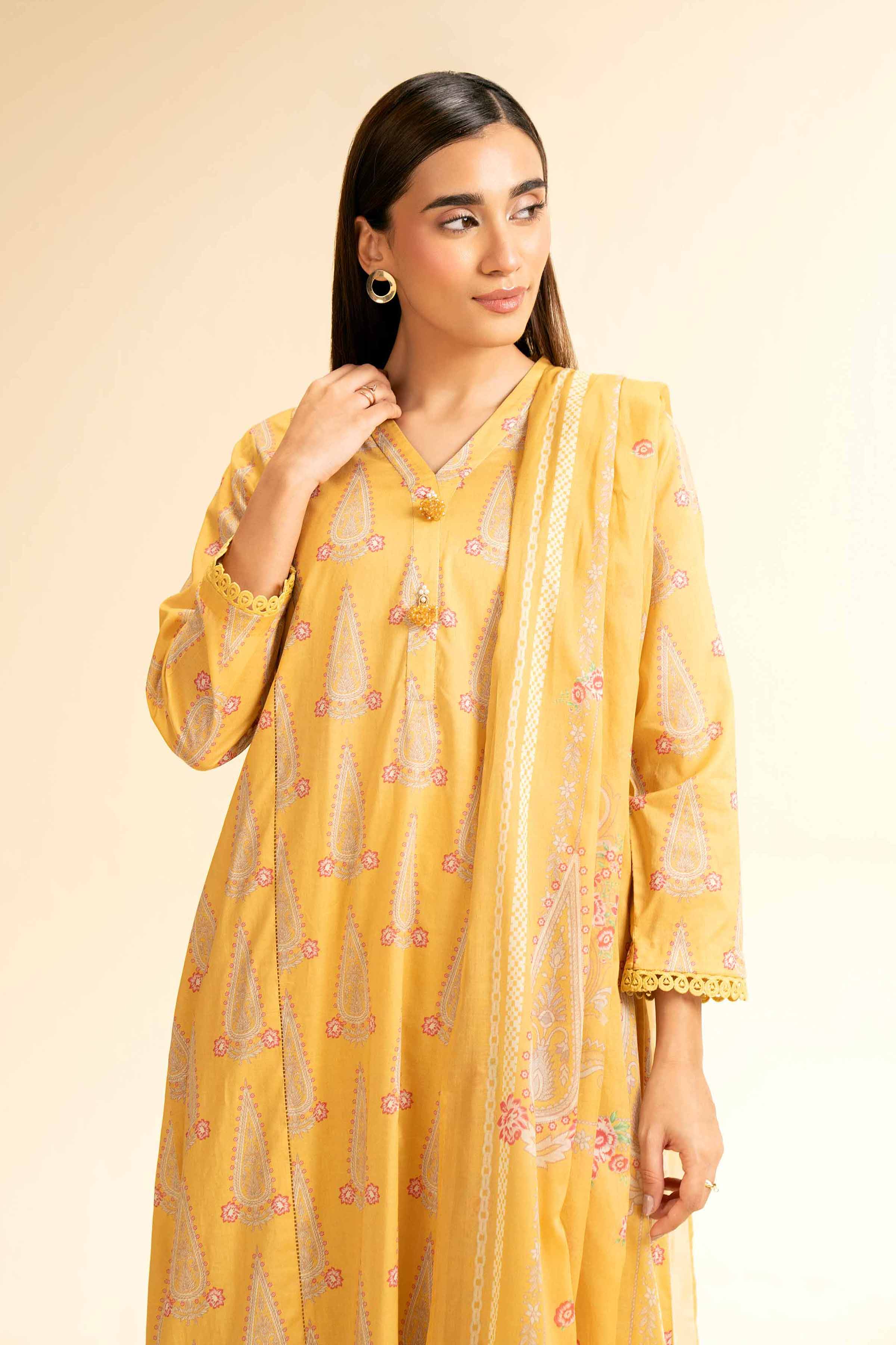 2 Piece - Printed Suit - 42501172 for Women - Unstitched Collection | Nishat | Shop Online