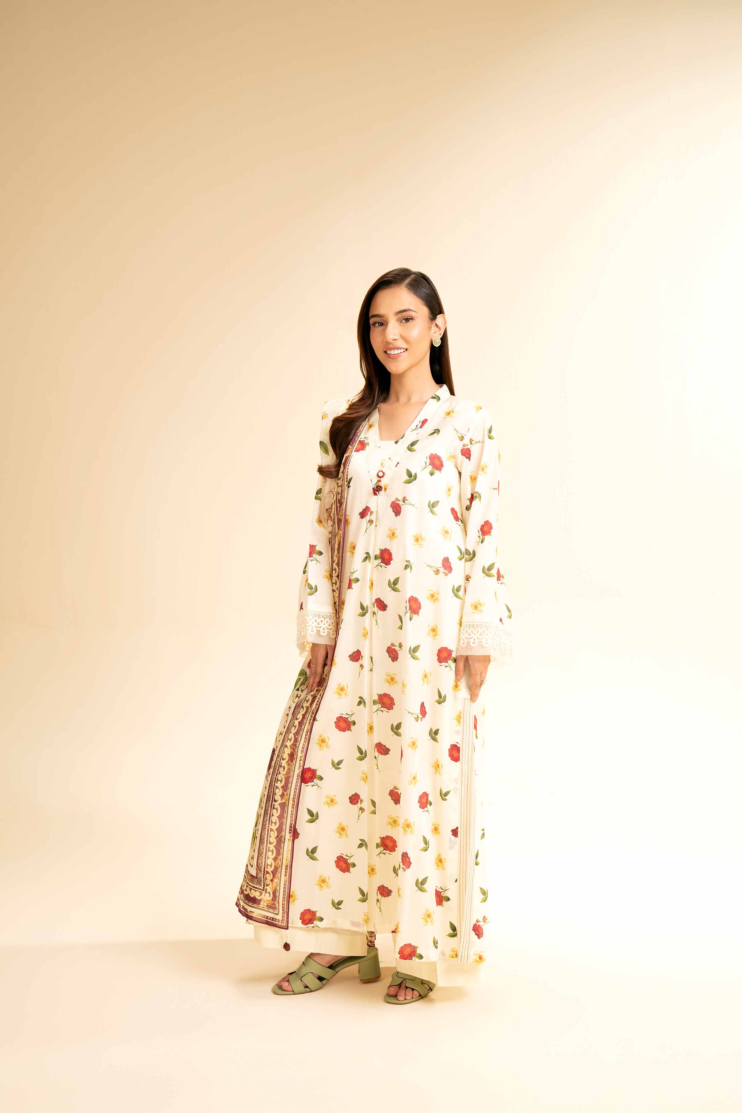 2 Piece - Printed Suit - 42501174 for Women - Unstitched Collection | Nishat | Shop Online