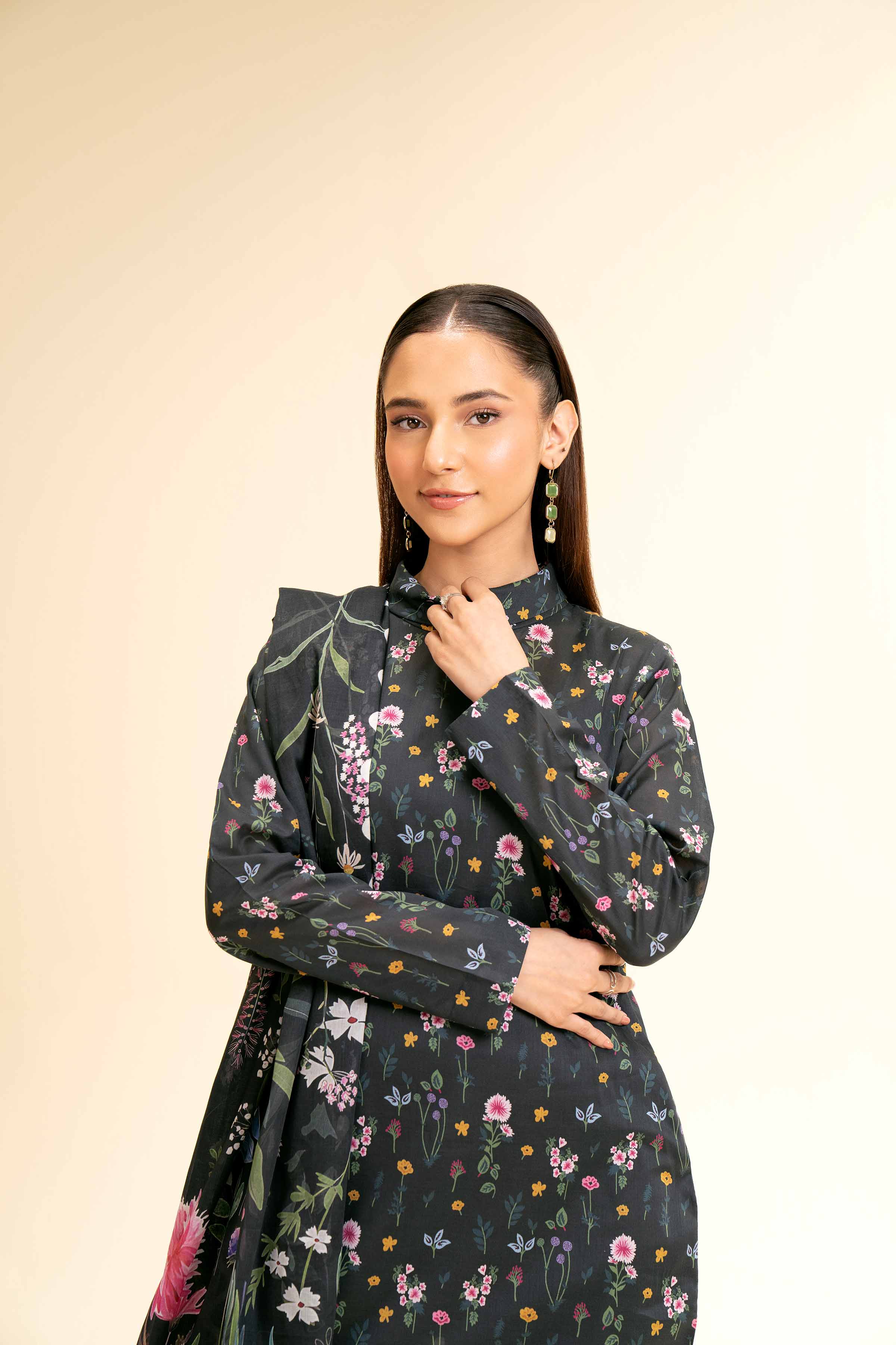 2 Piece - Printed Suit - 42501175 for Women - Unstitched Collection | Nishat | Shop Online