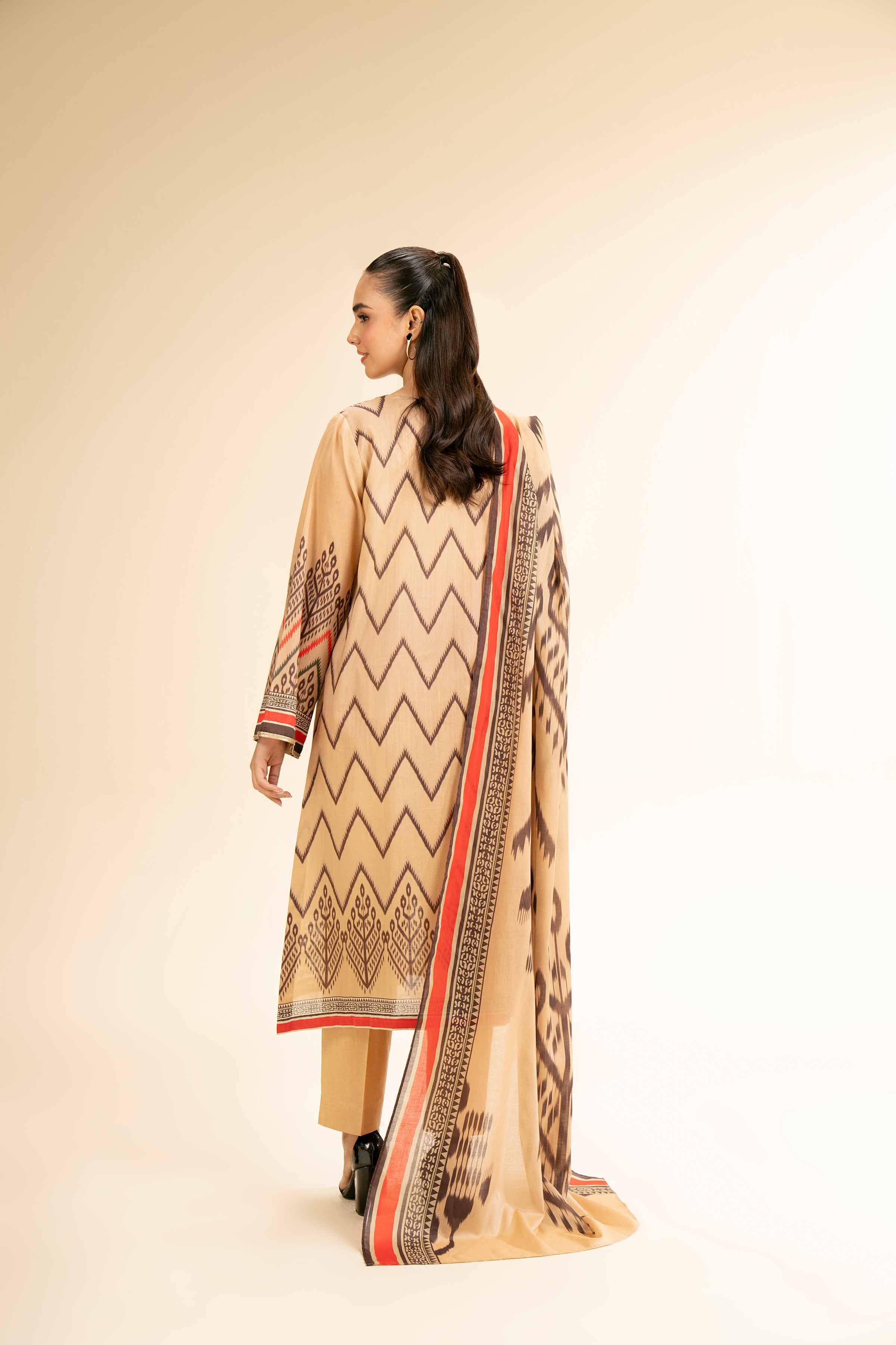 3 Piece - Digital Printed Embroidered Suit - 42501176 for Women - Unstitched Collection | Nishat | Shop Online