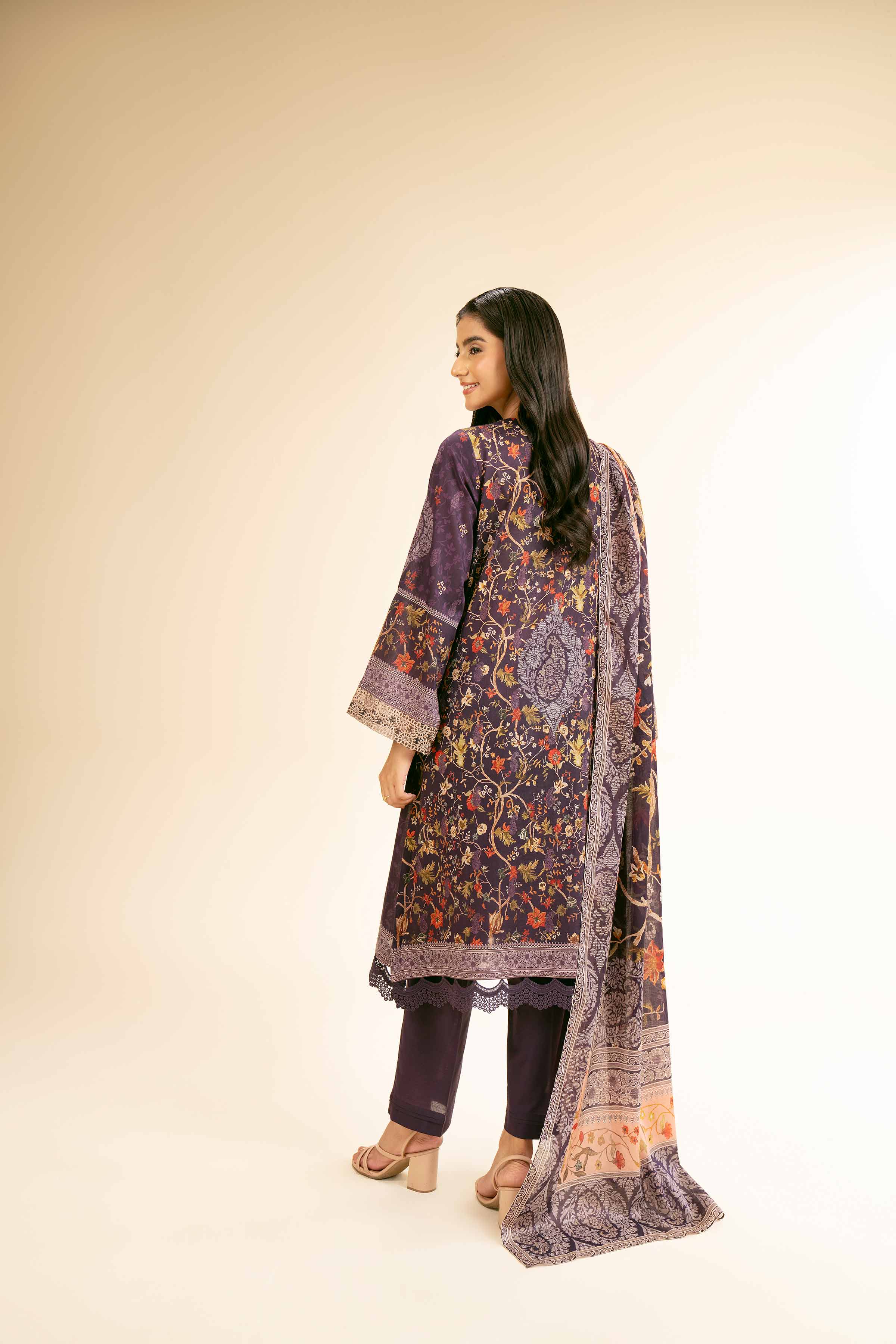 3 Piece - Digital Printed Embroidered Suit - 42501177 for Women - Unstitched Collection | Nishat | Shop Online